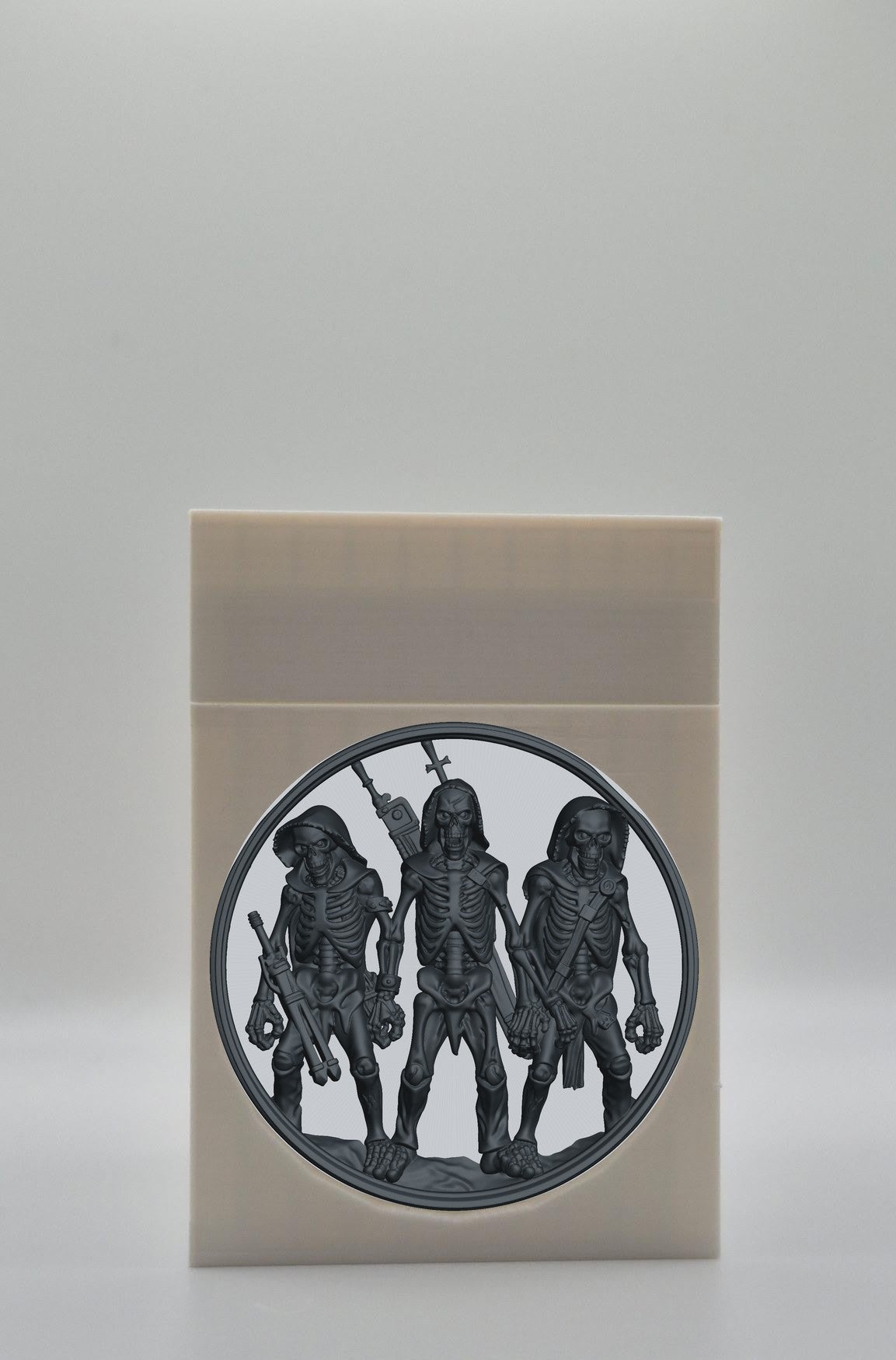 Skeleton Army Card Box — White
