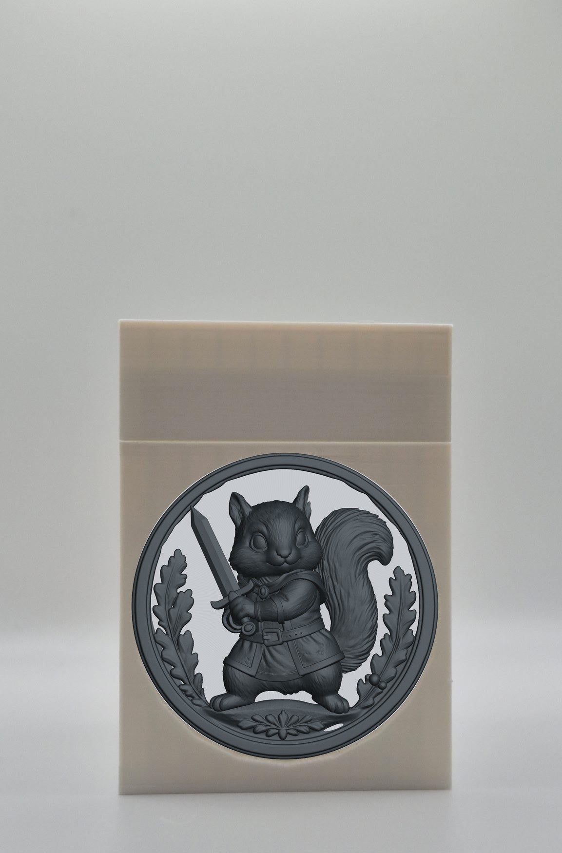 Squirrel Card Box — White