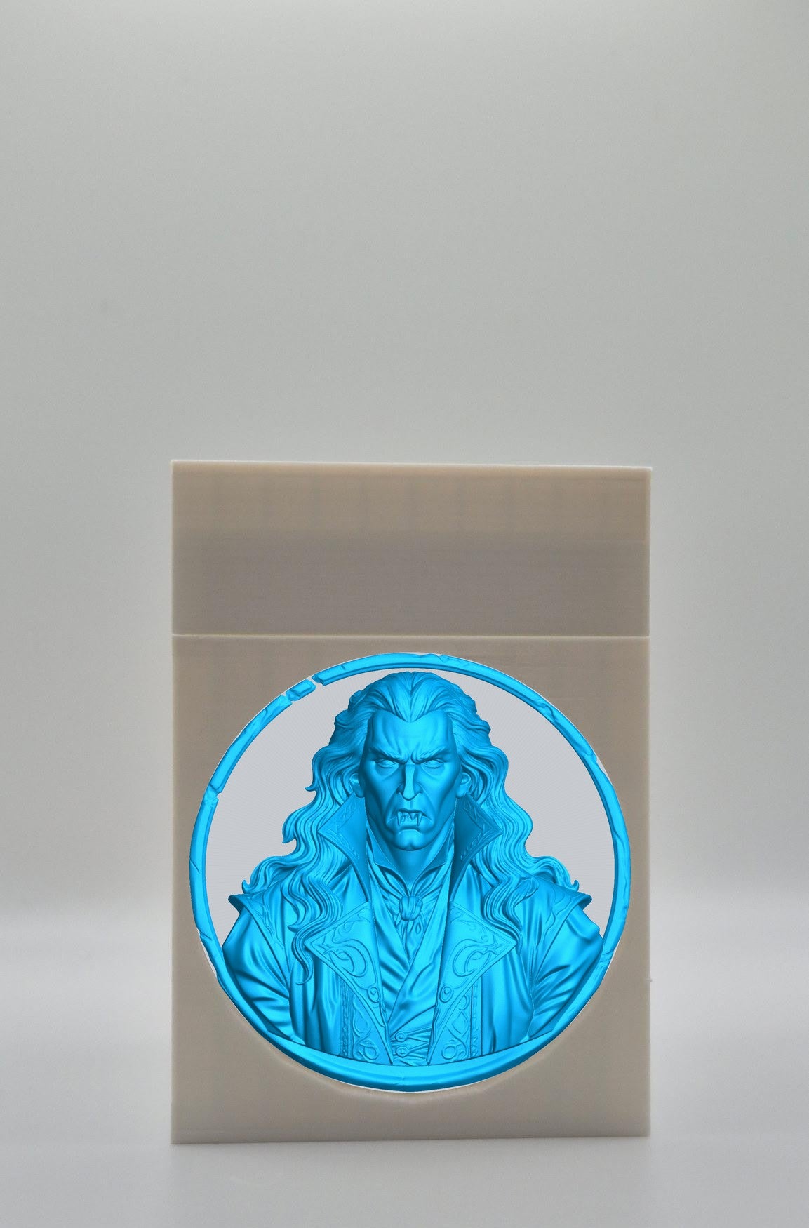 Gothic Vampire Card Box — White