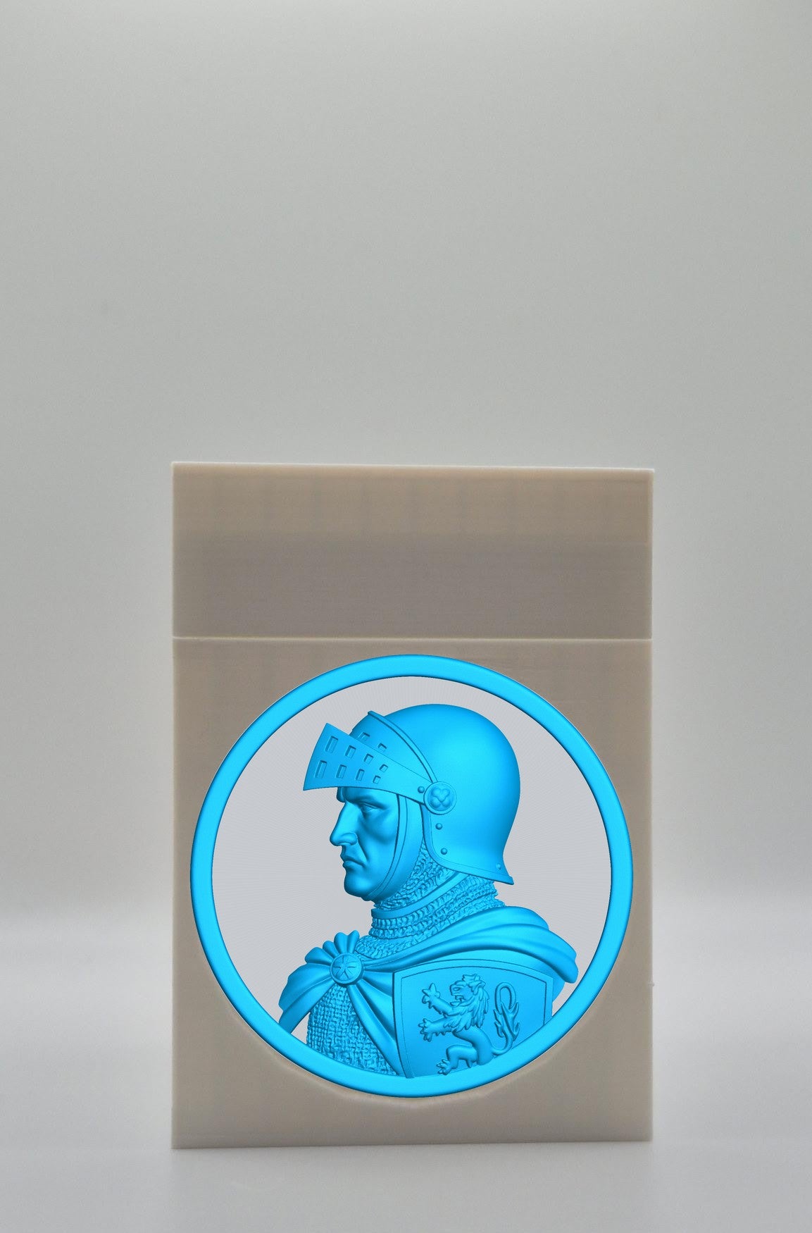 Knight Card Box — White