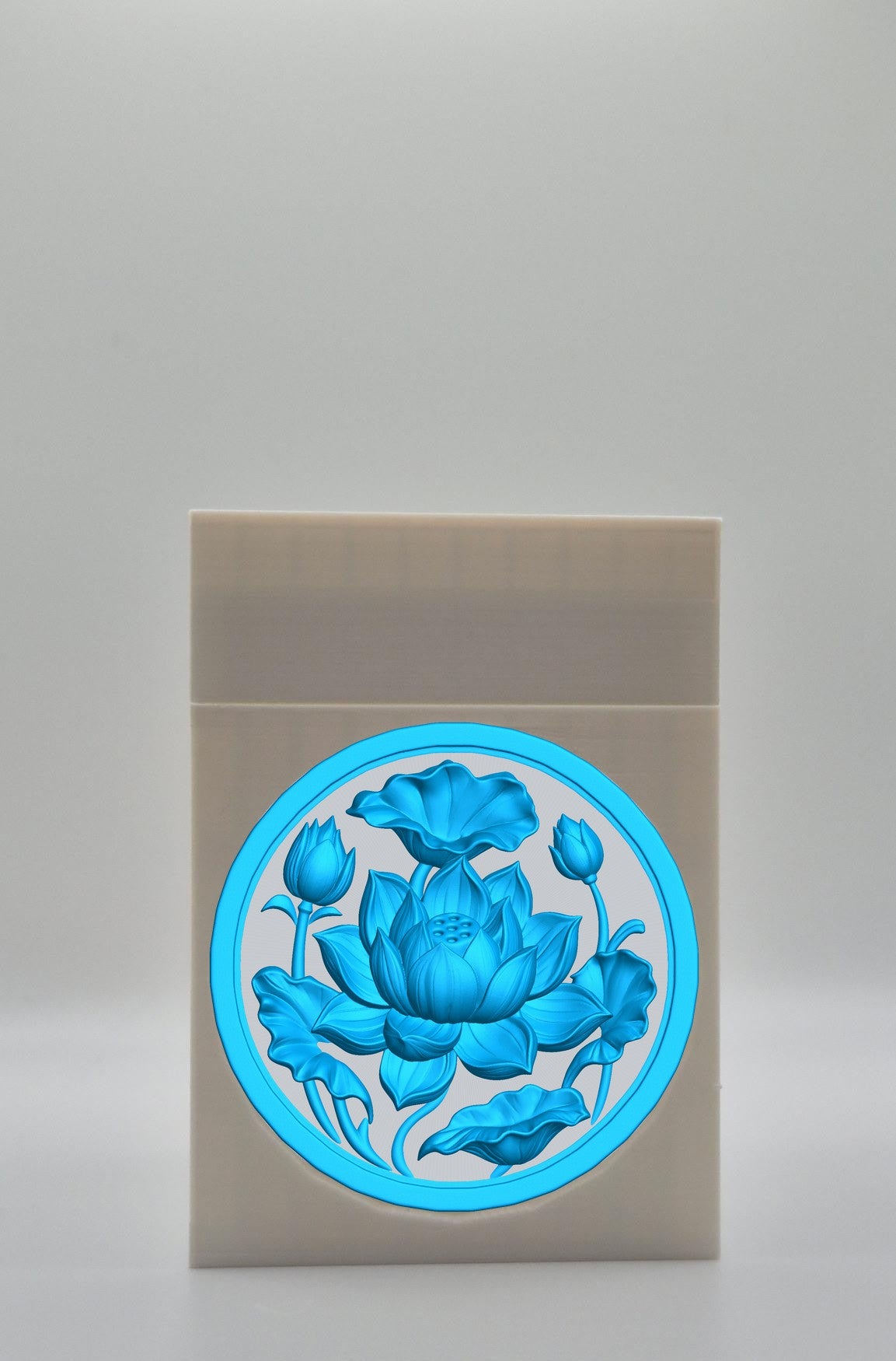 Lotus Card Box — White