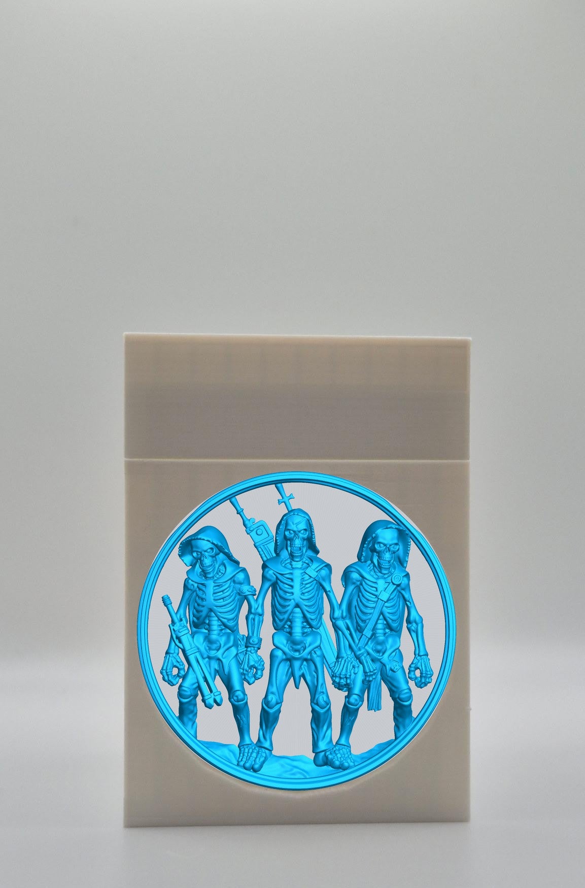 Skeleton Army Card Box — White