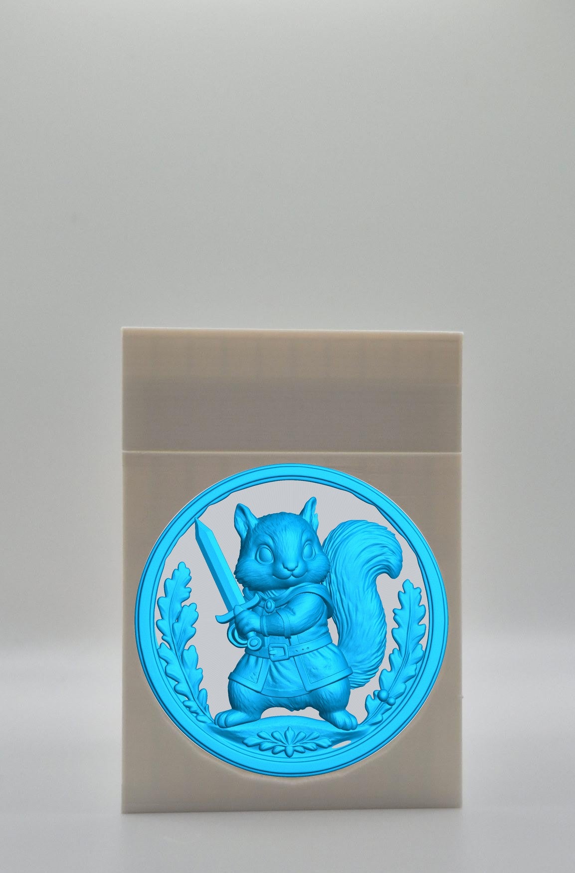 Squirrel Card Box — White