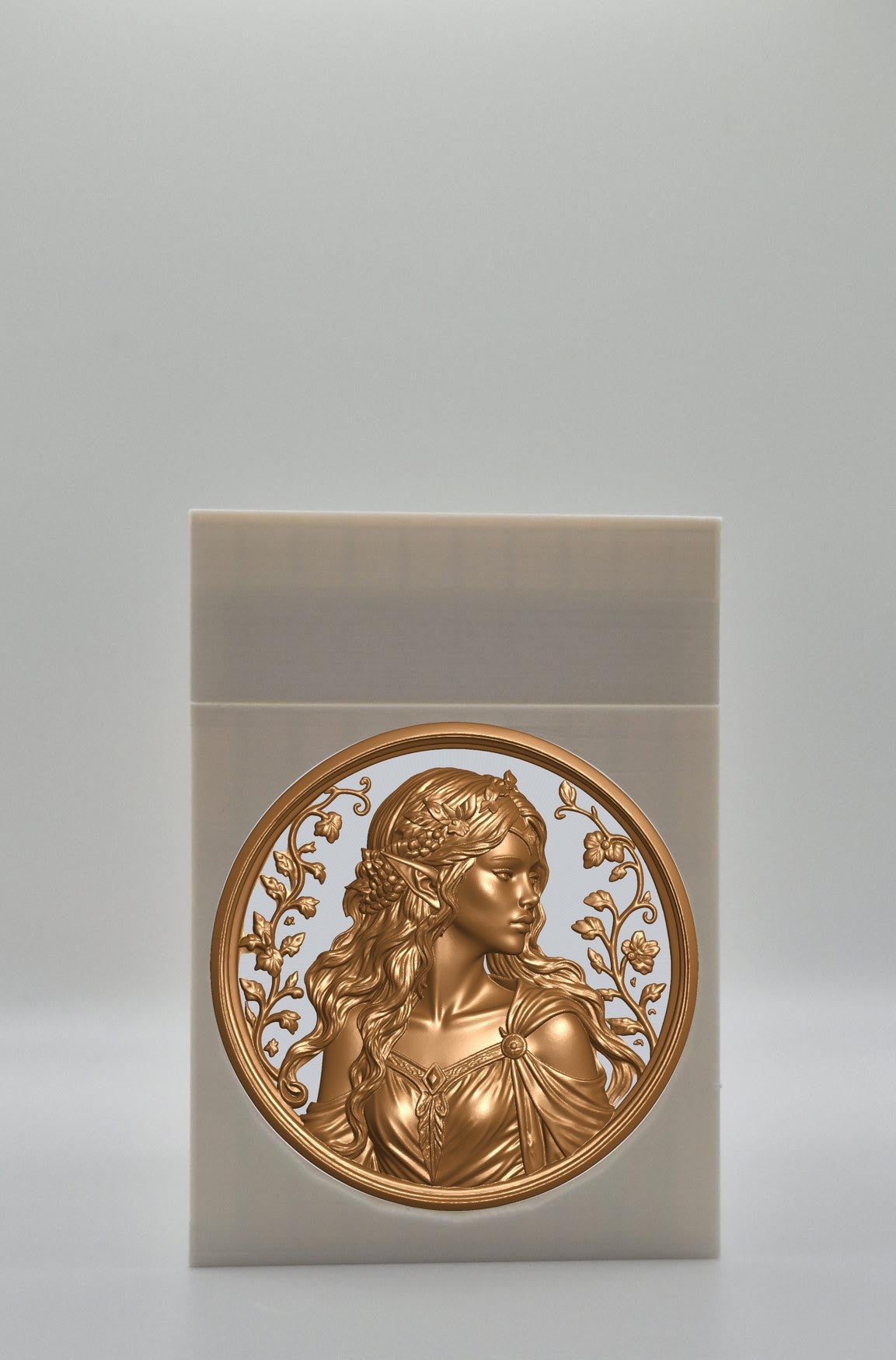 Elf Maiden Card Box — White
