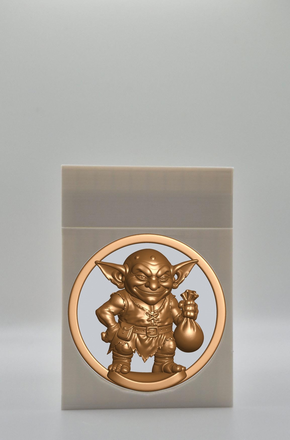 Greedy Goblin Card Box — White