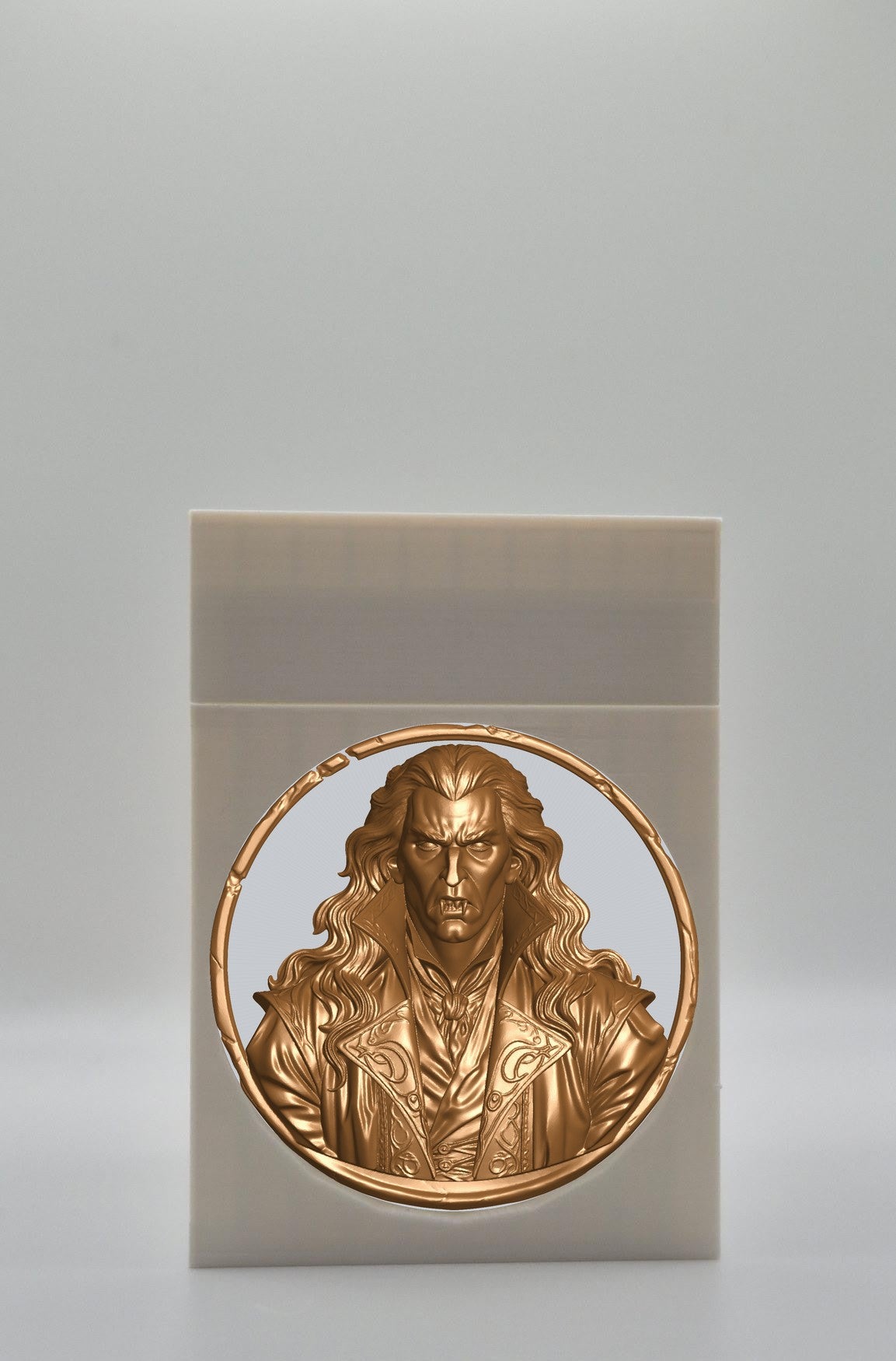 Gothic Vampire Card Box — White
