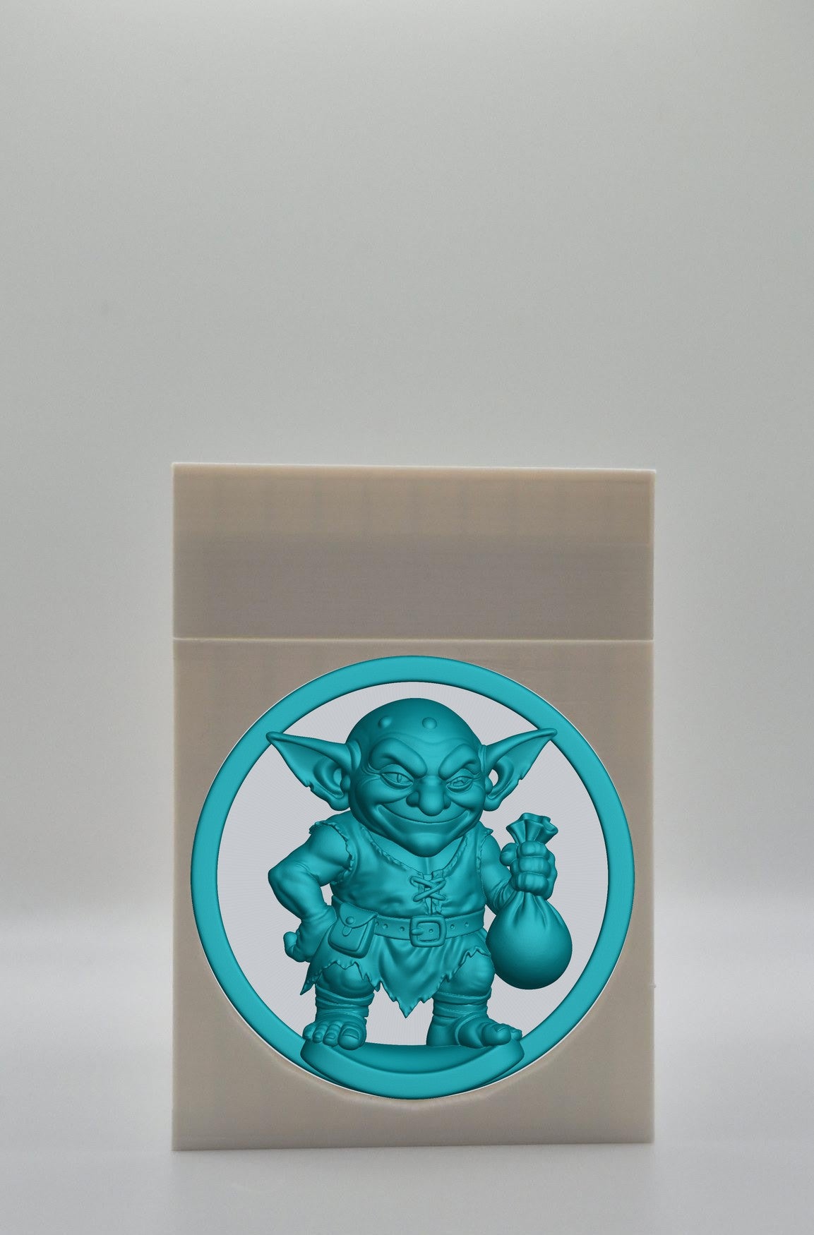 Greedy Goblin Card Box — White