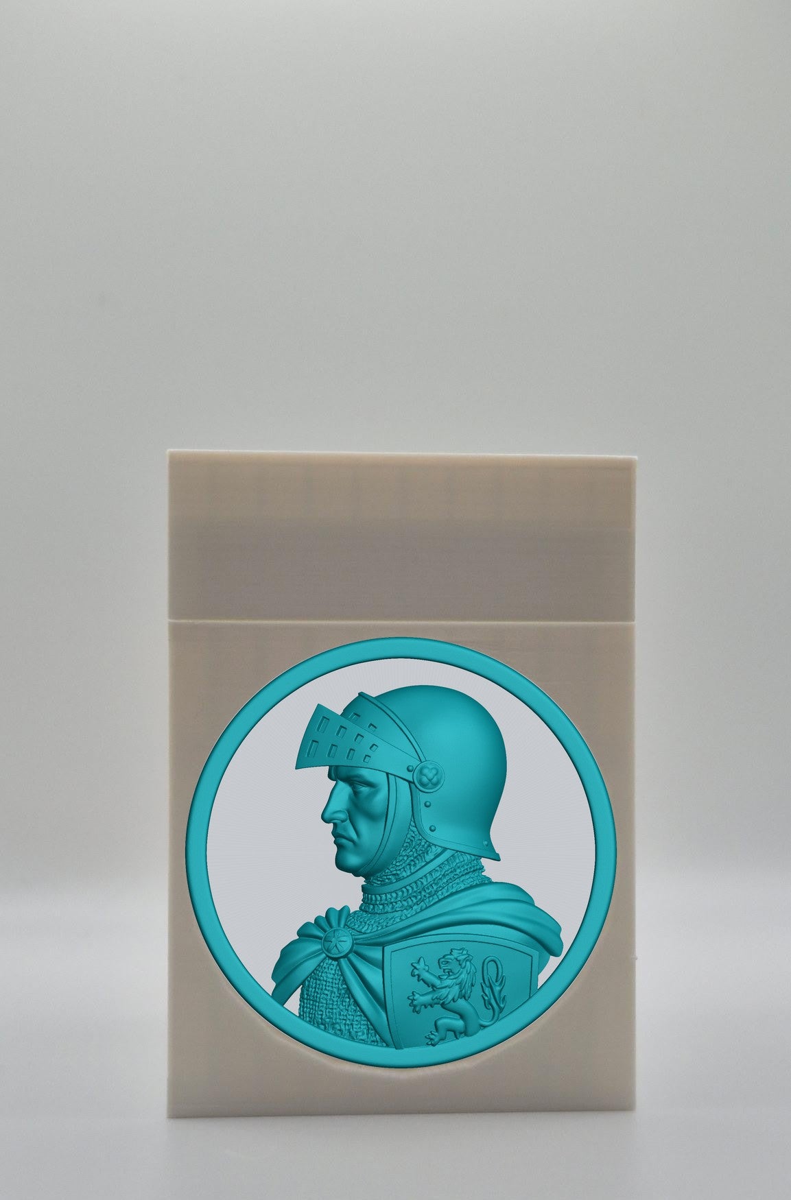 Knight Card Box — White