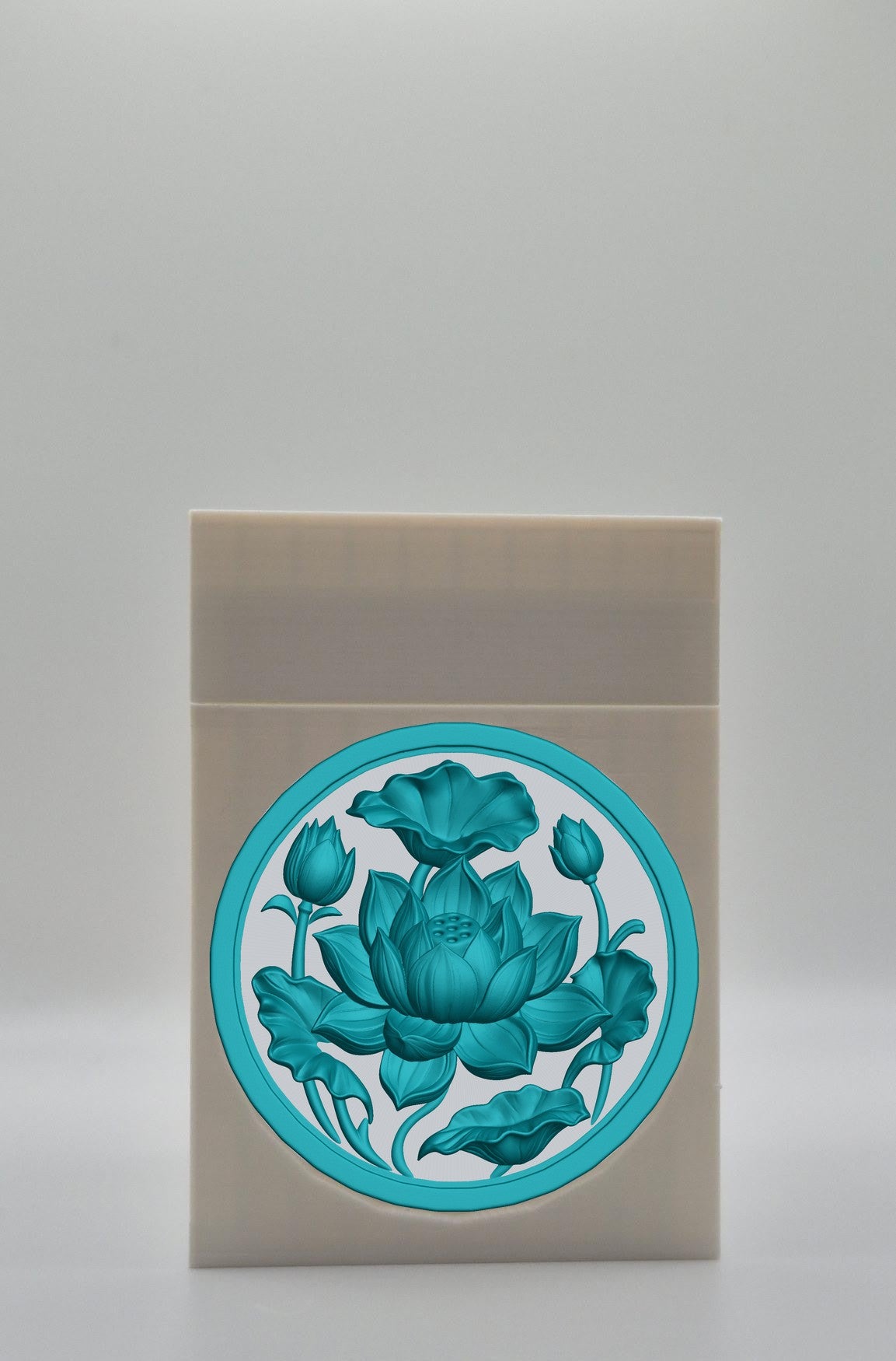 Lotus Card Box — White