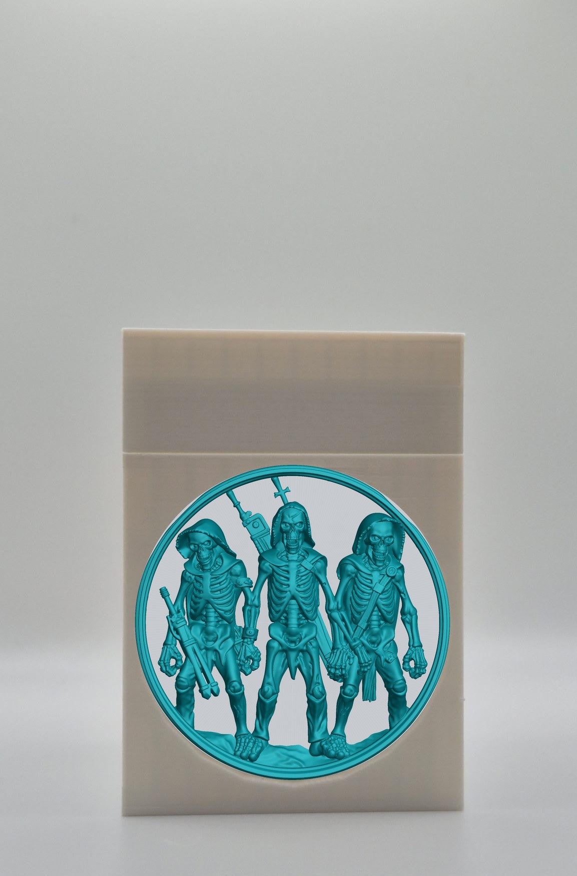 Skeleton Army Card Box — White