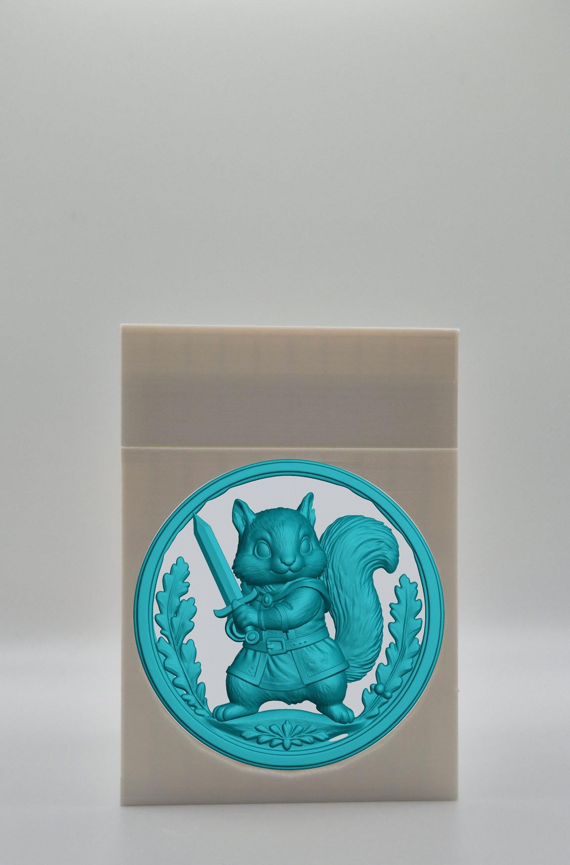 Squirrel Card Box — White