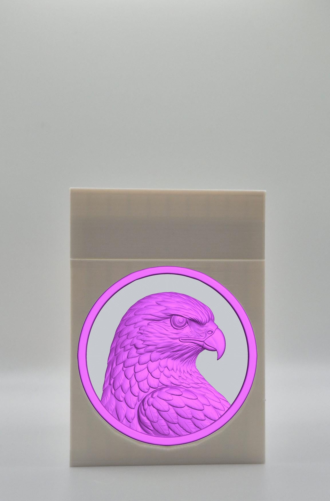 Eagle Card Box — White