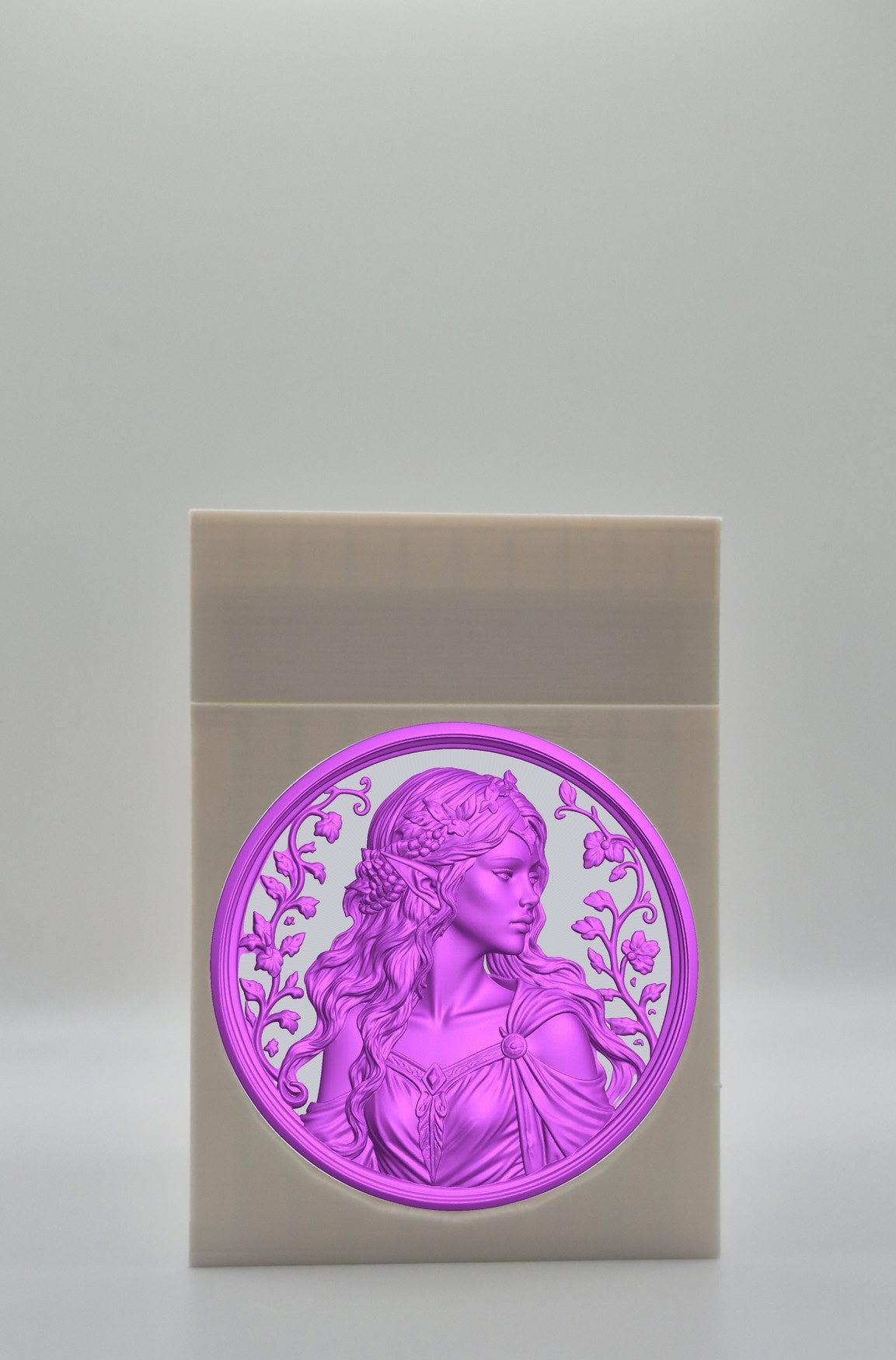 Elf Maiden Card Box — White