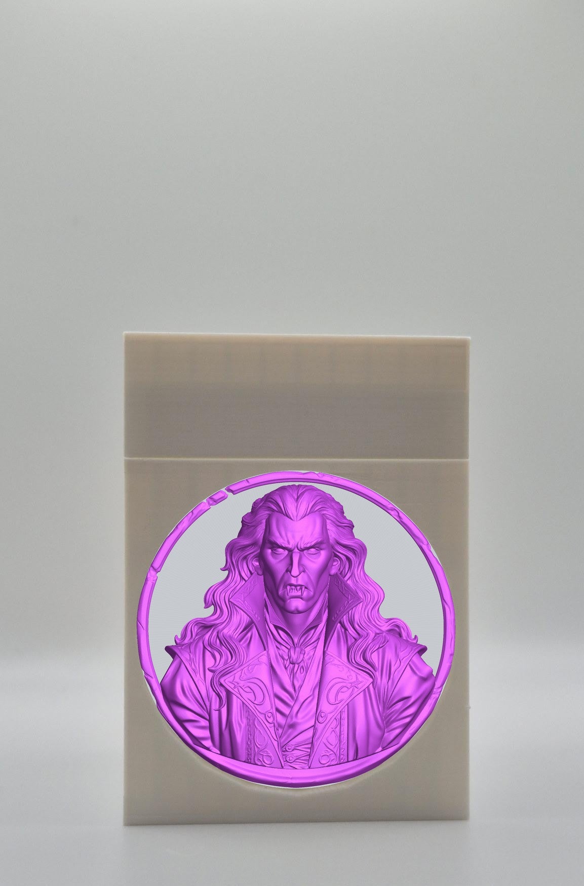 Gothic Vampire Card Box — White