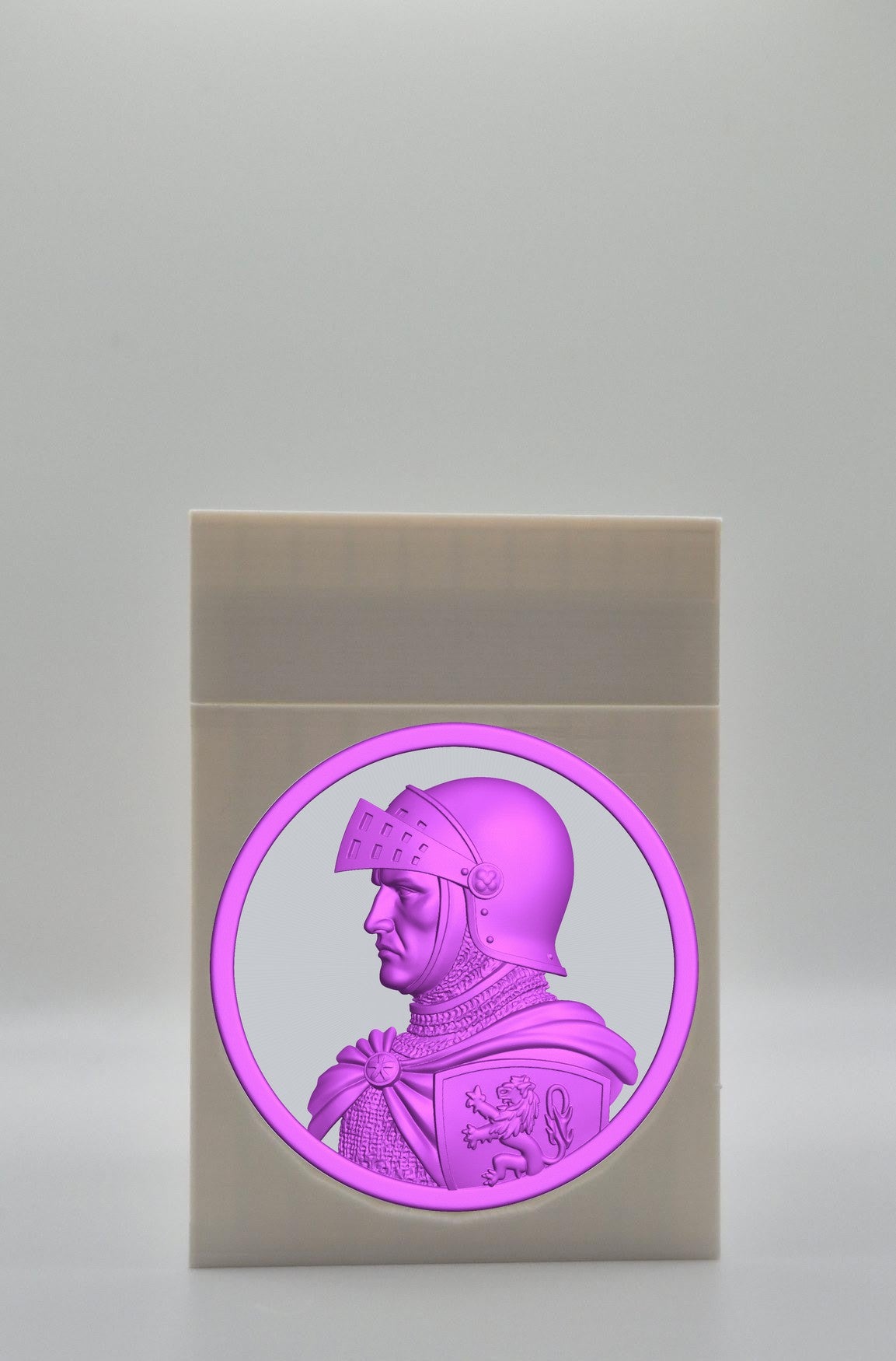 Knight Card Box — White