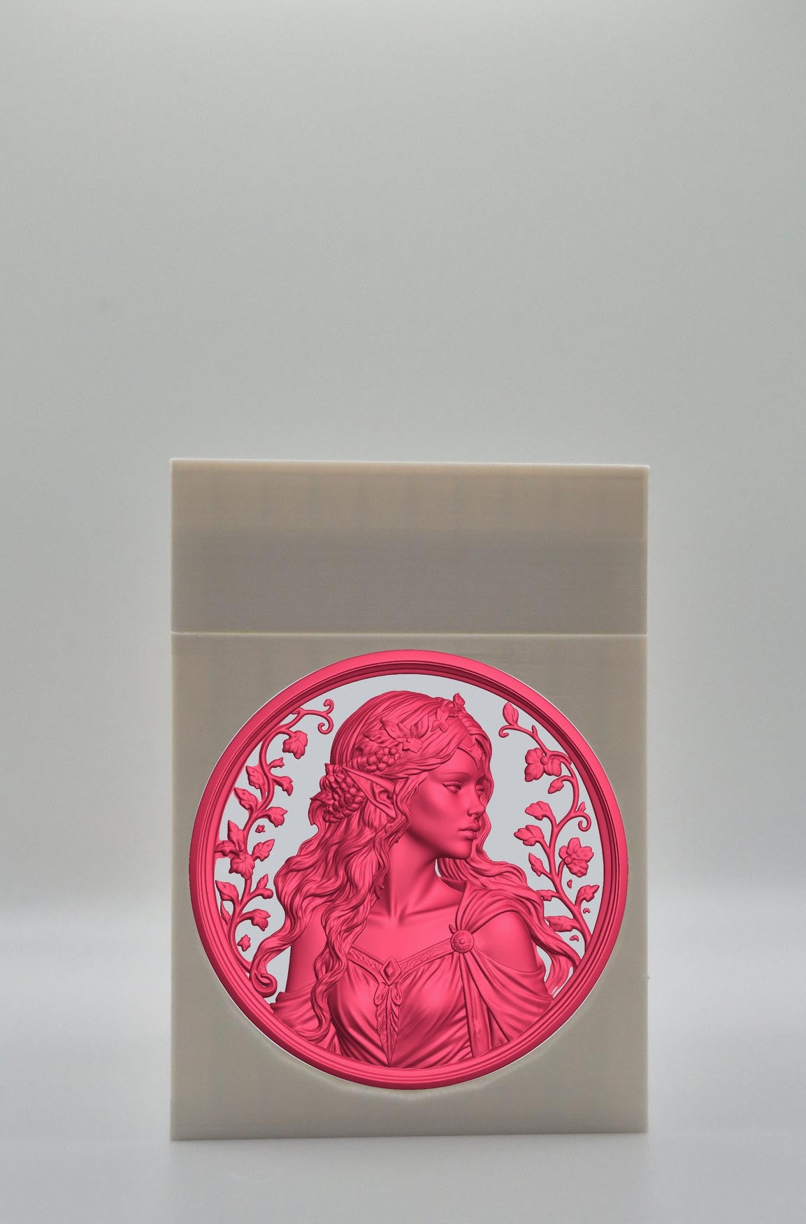 Elf Maiden Card Box — White