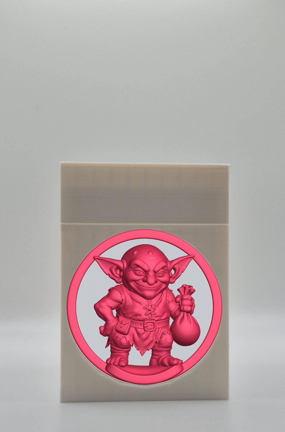 Greedy Goblin Card Box — White