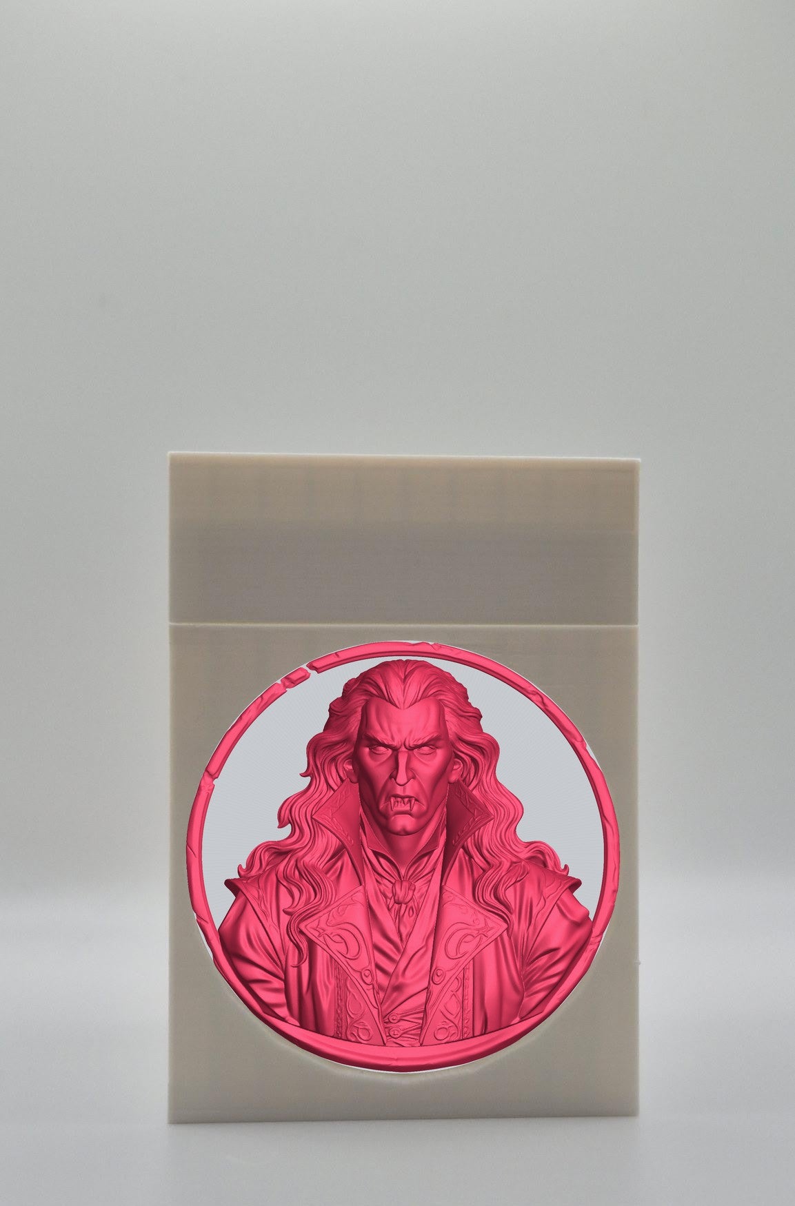 Gothic Vampire Card Box — White