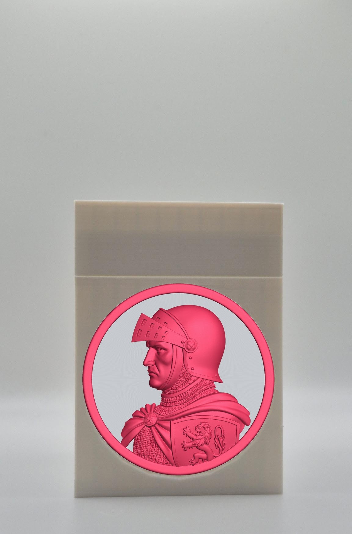 Knight Card Box — White