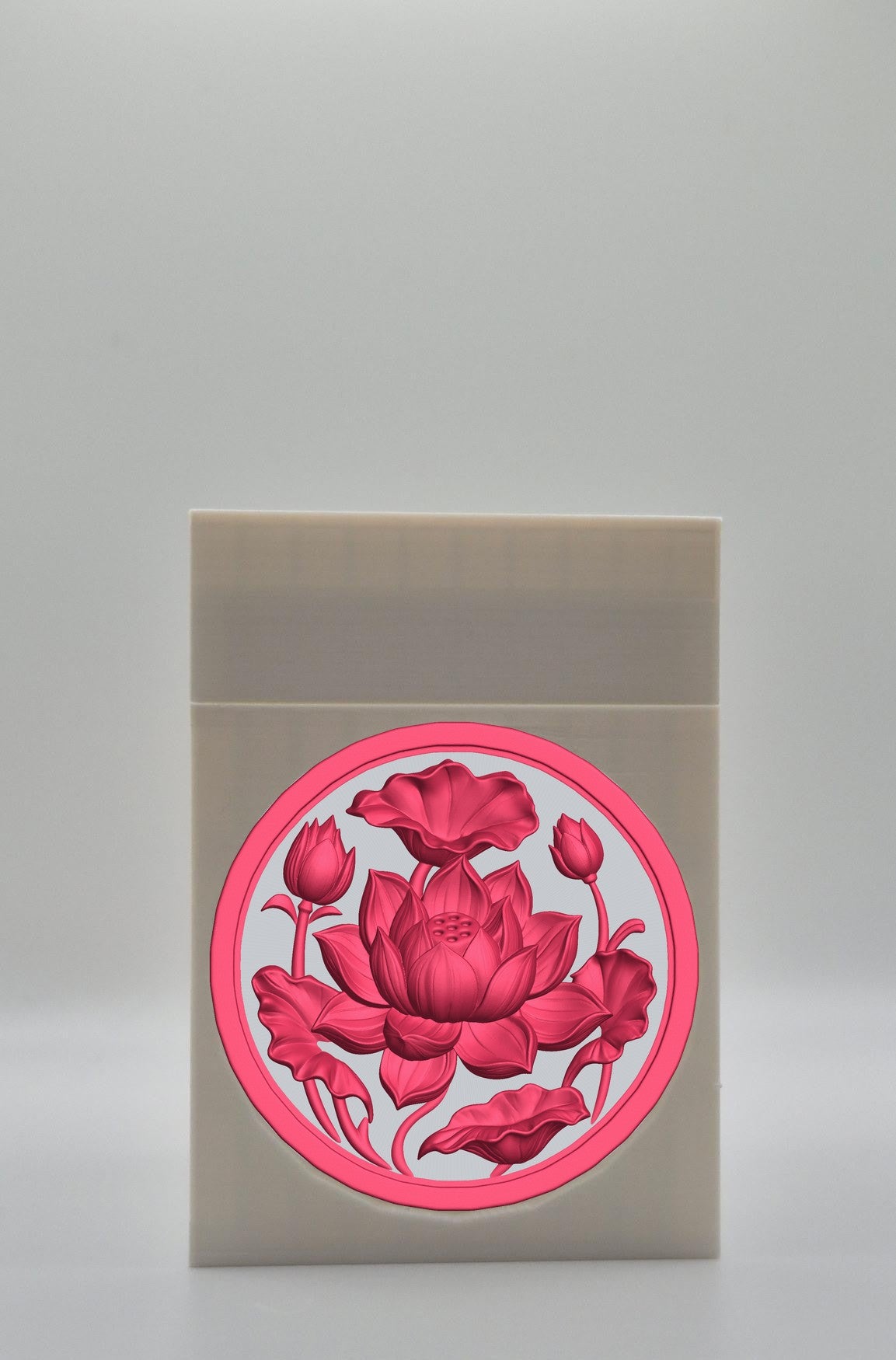 Lotus Card Box — White