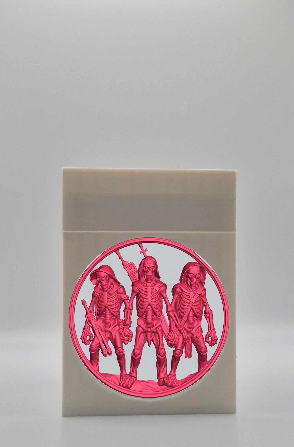 Skeleton Army Card Box — White