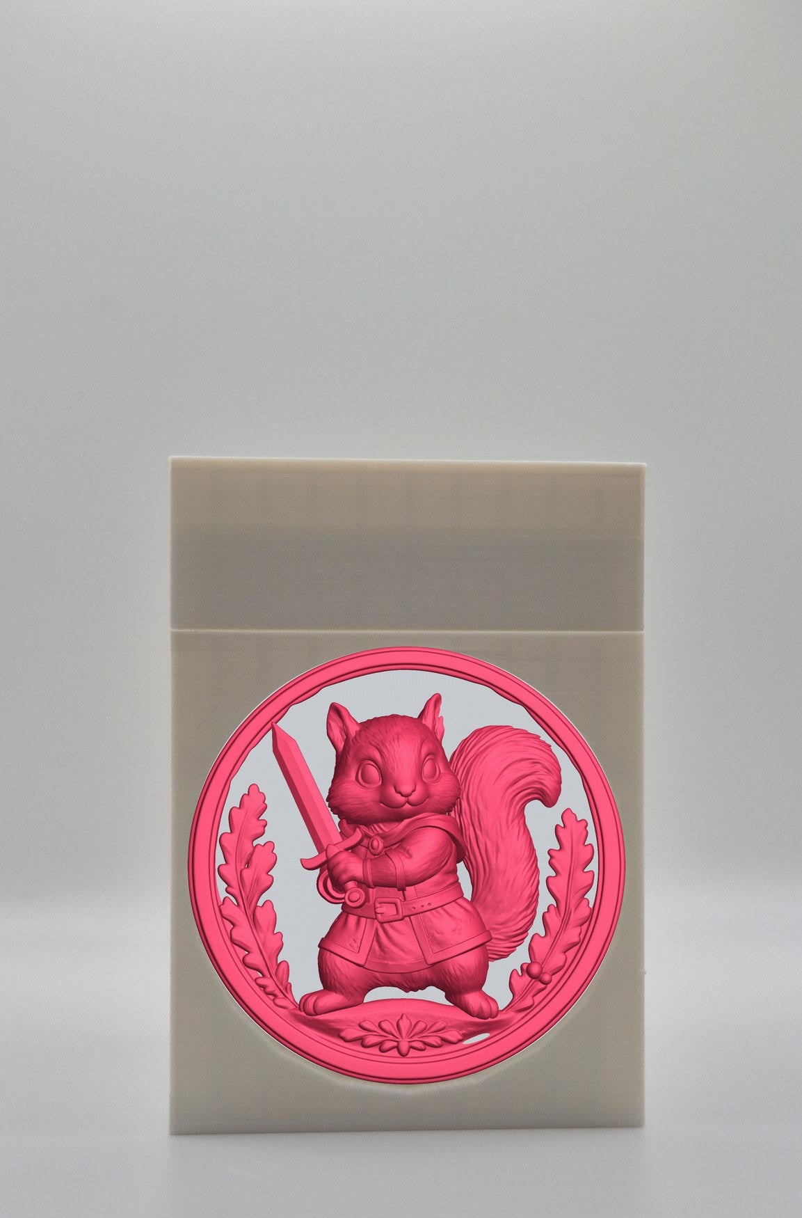 Squirrel Card Box — White