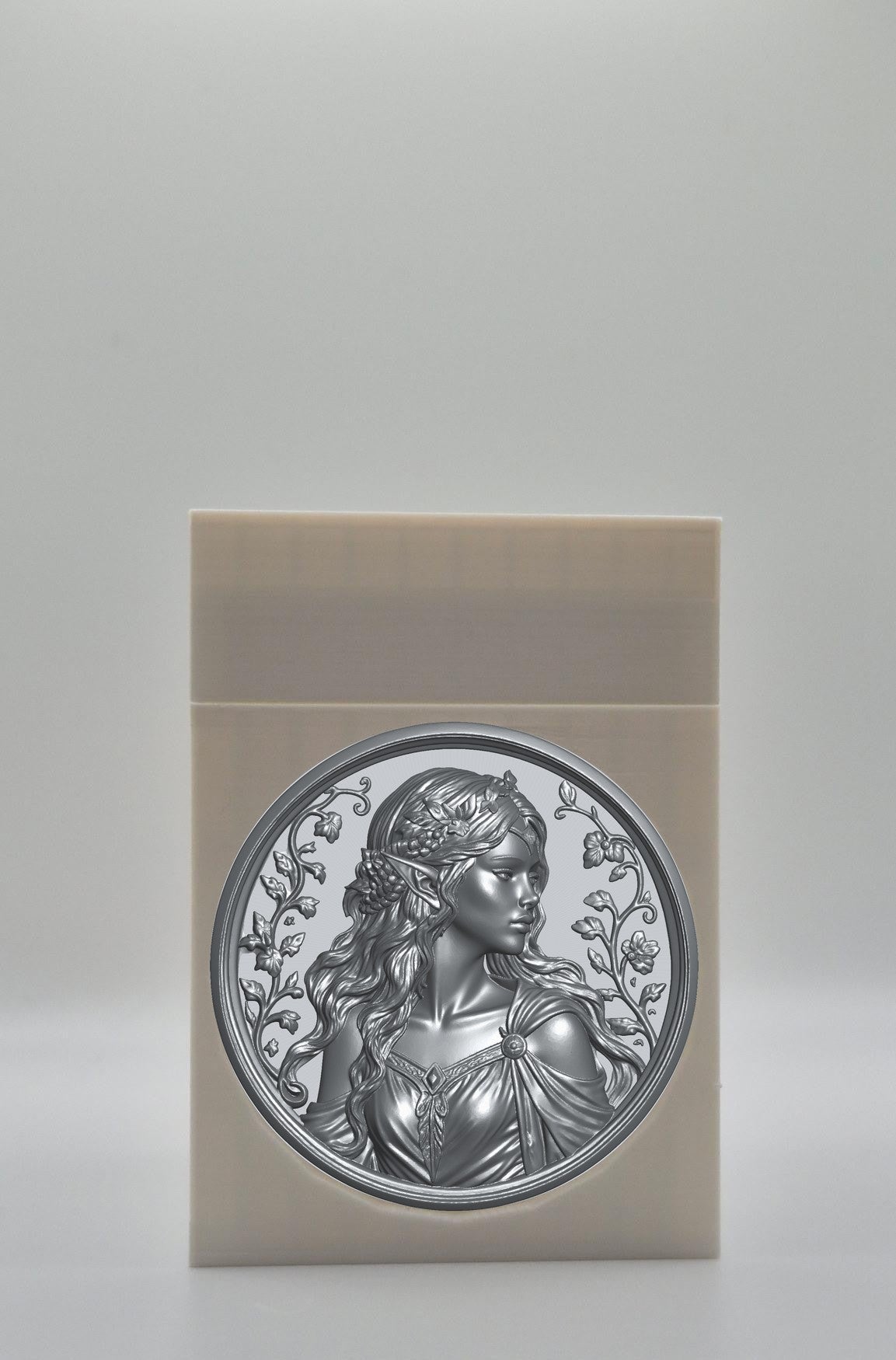 Elf Maiden Card Box — White