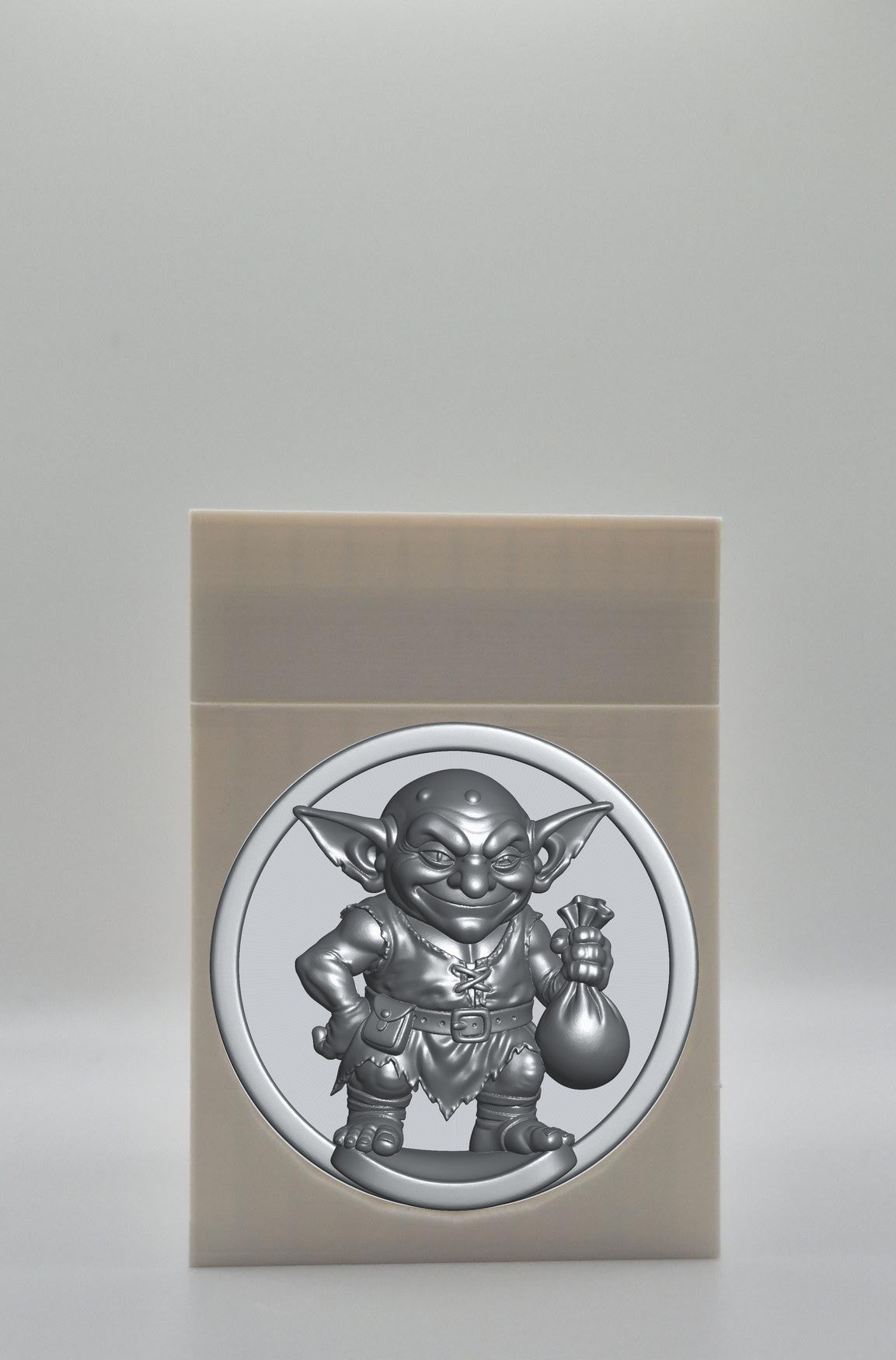 Greedy Goblin Card Box — White