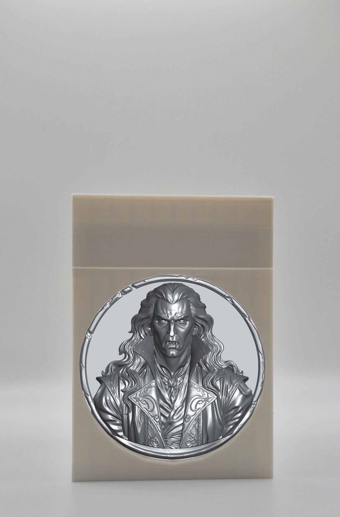 Gothic Vampire Card Box — White