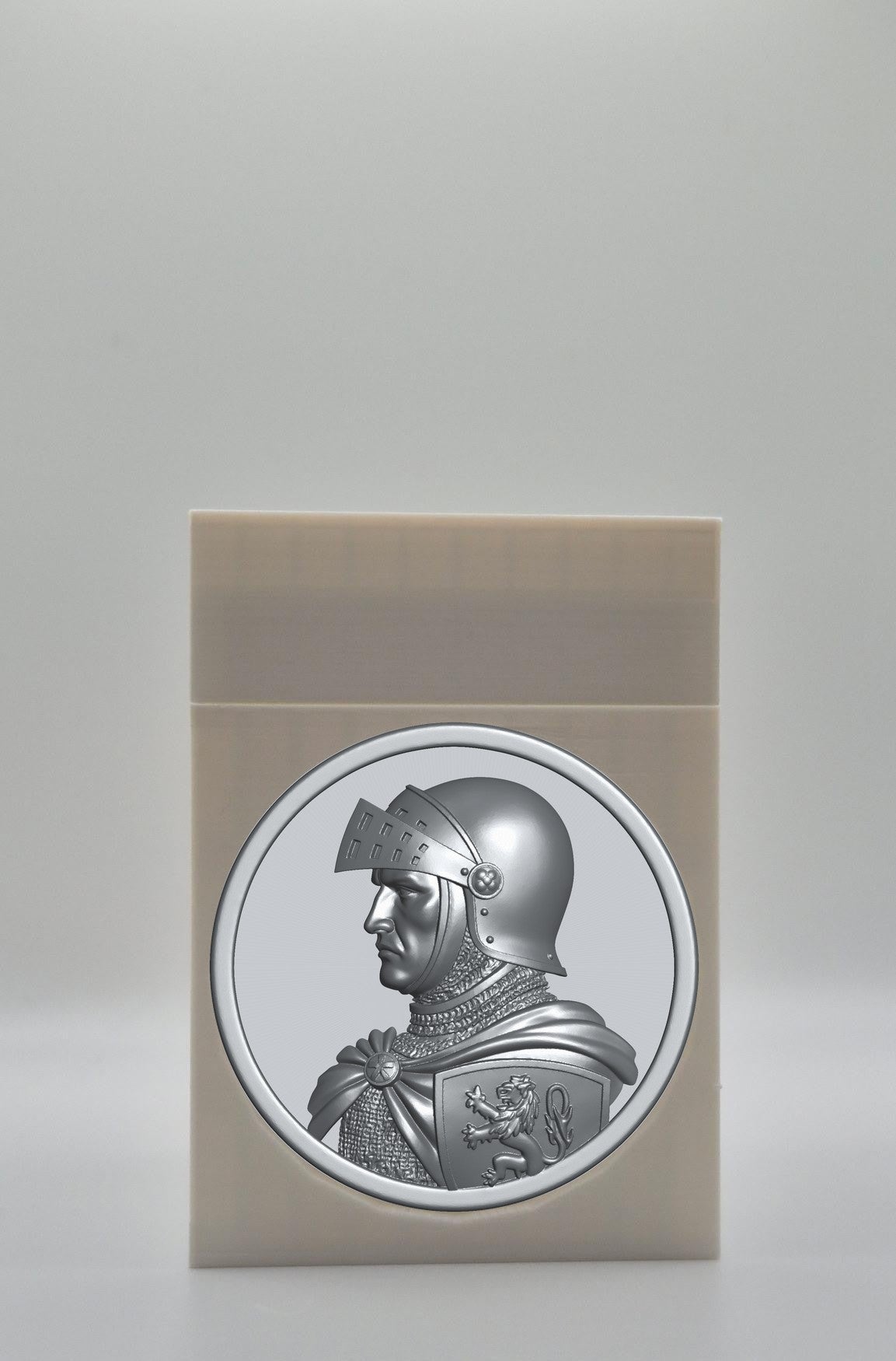 Knight Card Box — White