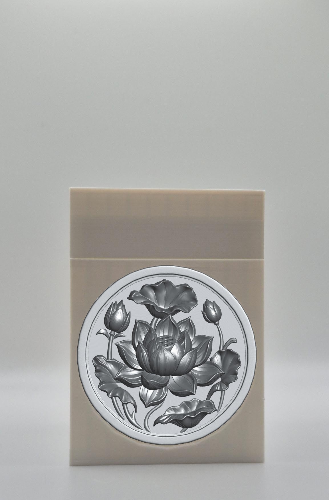 Lotus Card Box — White