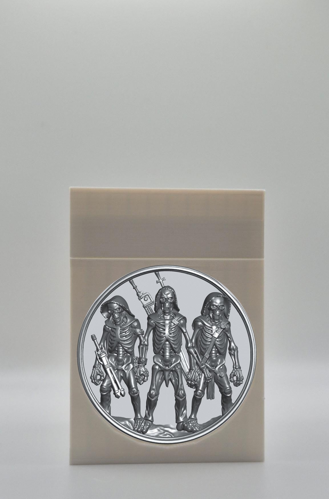Skeleton Army Card Box — White