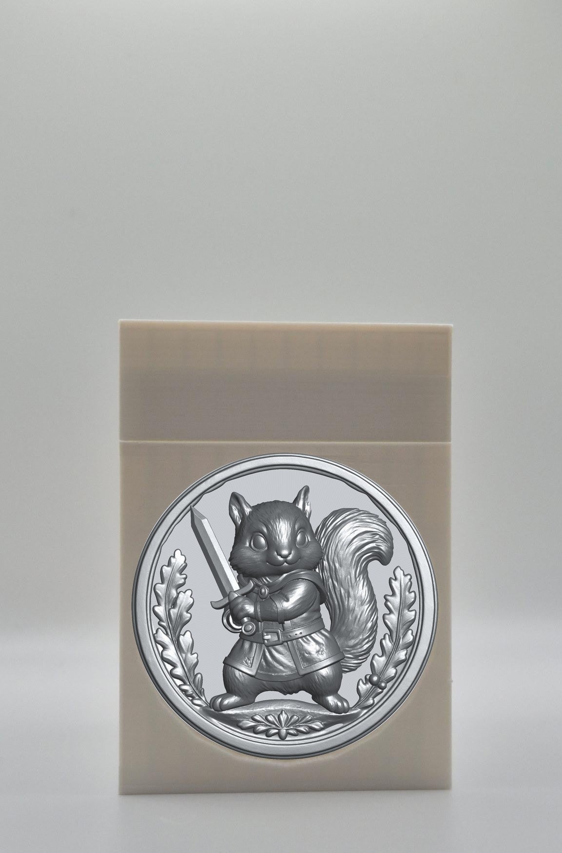 Squirrel Card Box — White