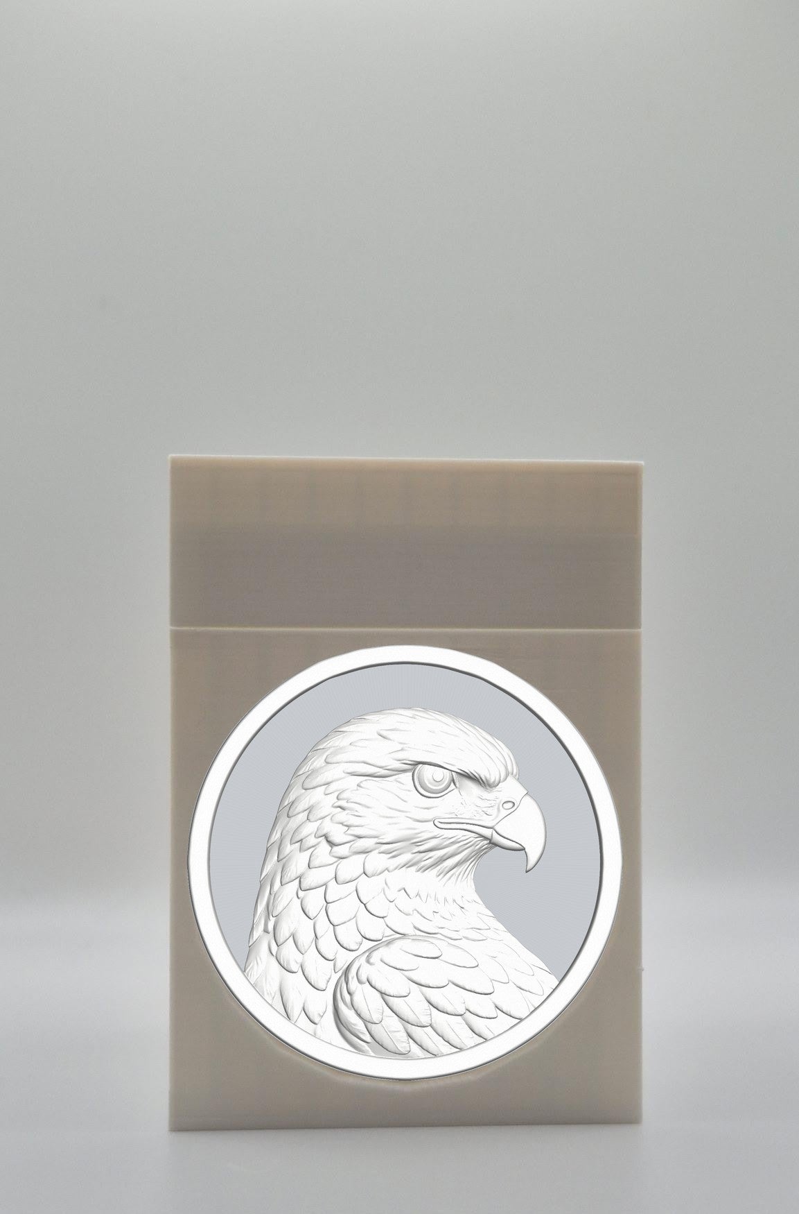 Eagle Card Box — White