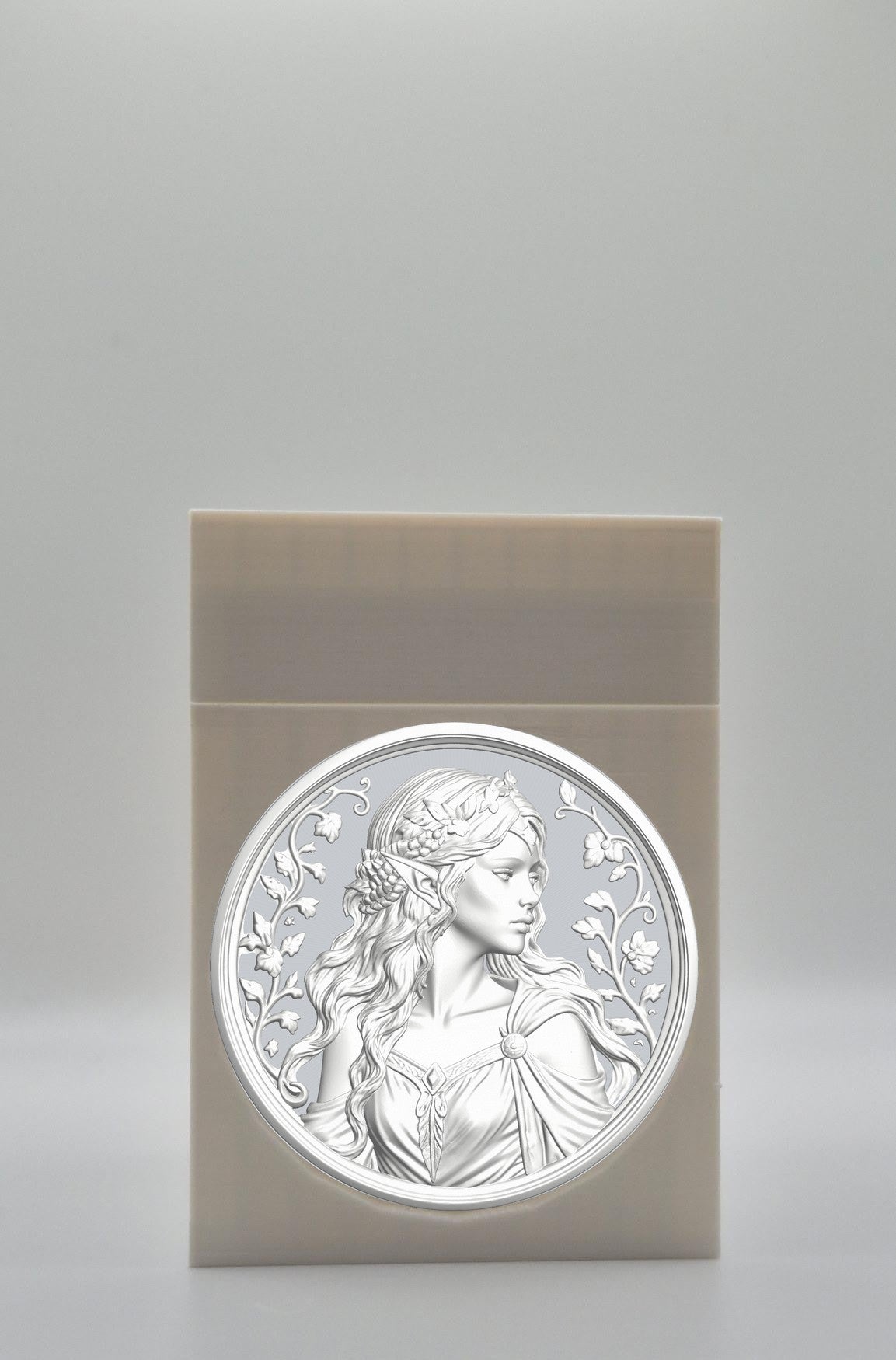 Elf Maiden Card Box — White