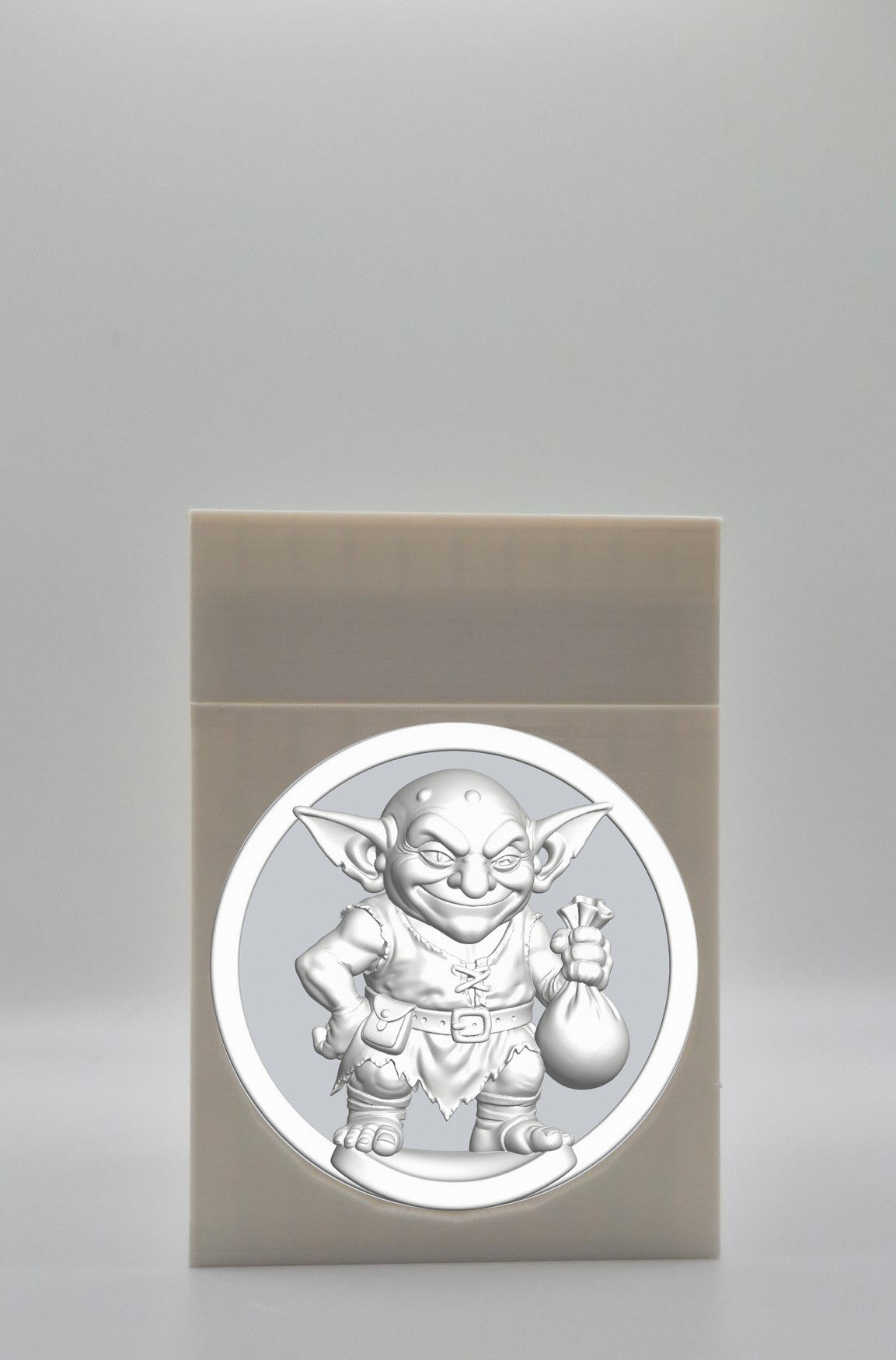 Greedy Goblin Card Box — White