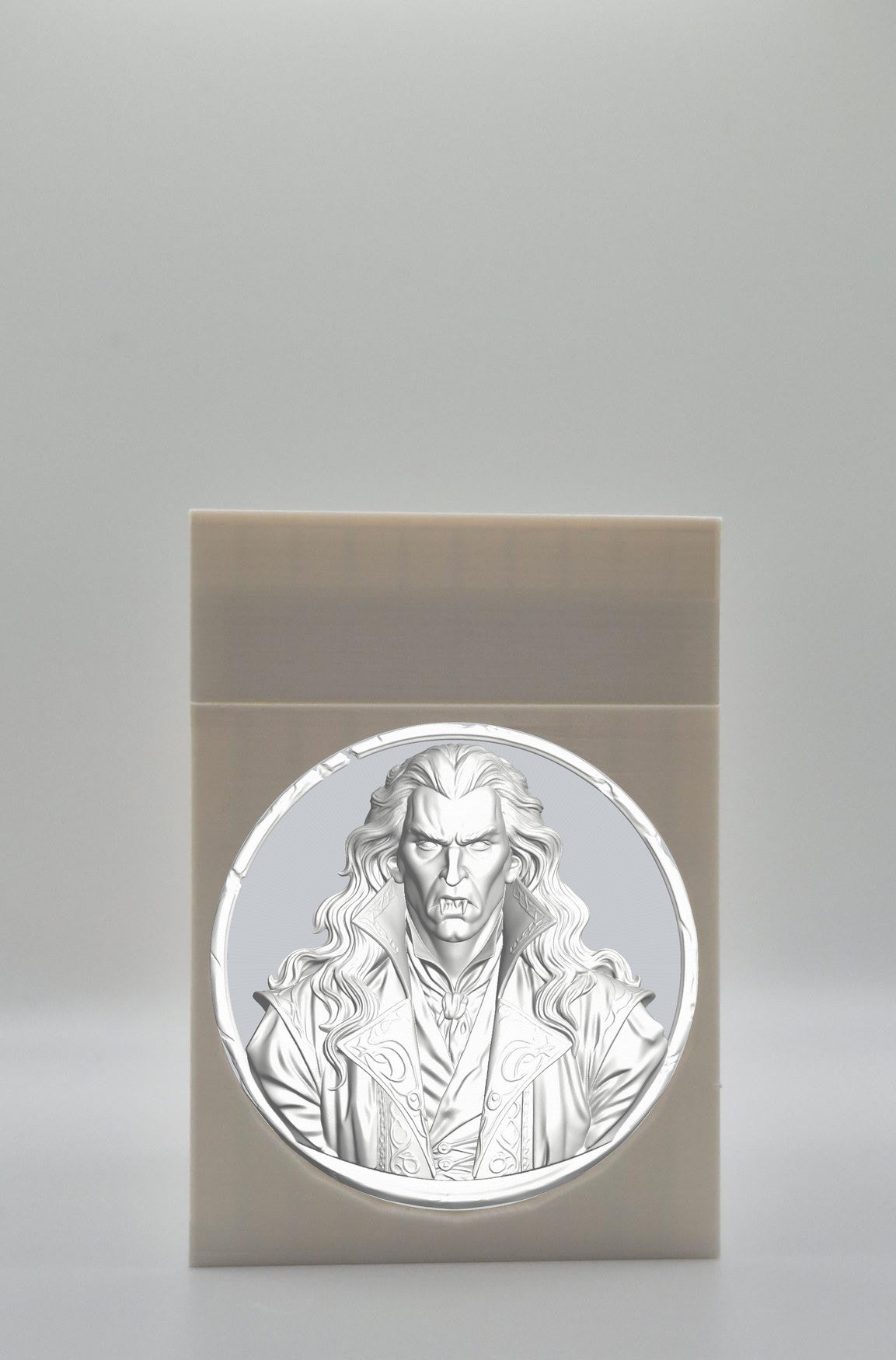 Gothic Vampire Card Box — White