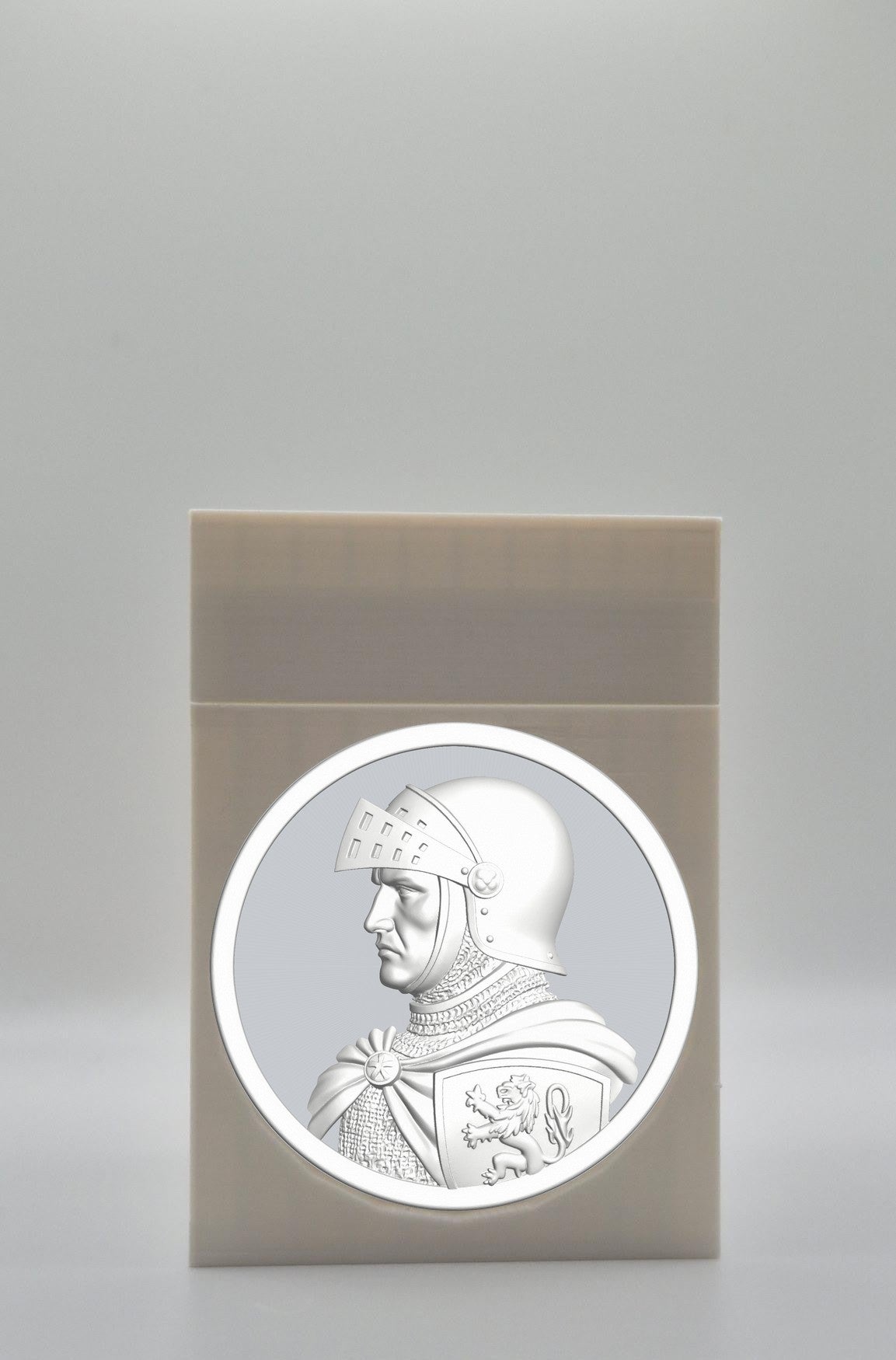 Knight Card Box — White
