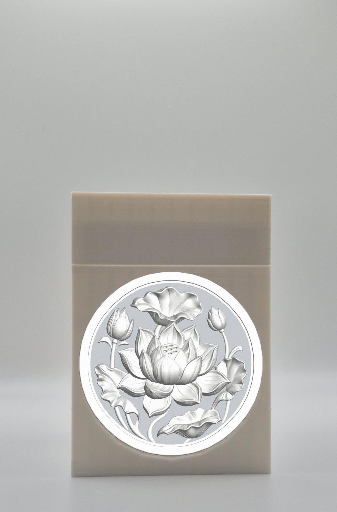 Lotus Card Box — White