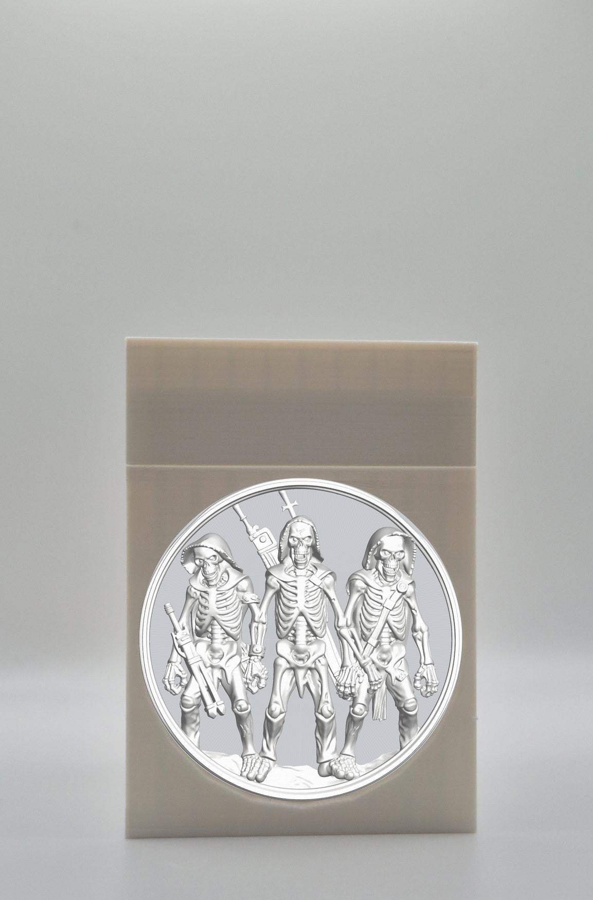 Skeleton Army Card Box — White
