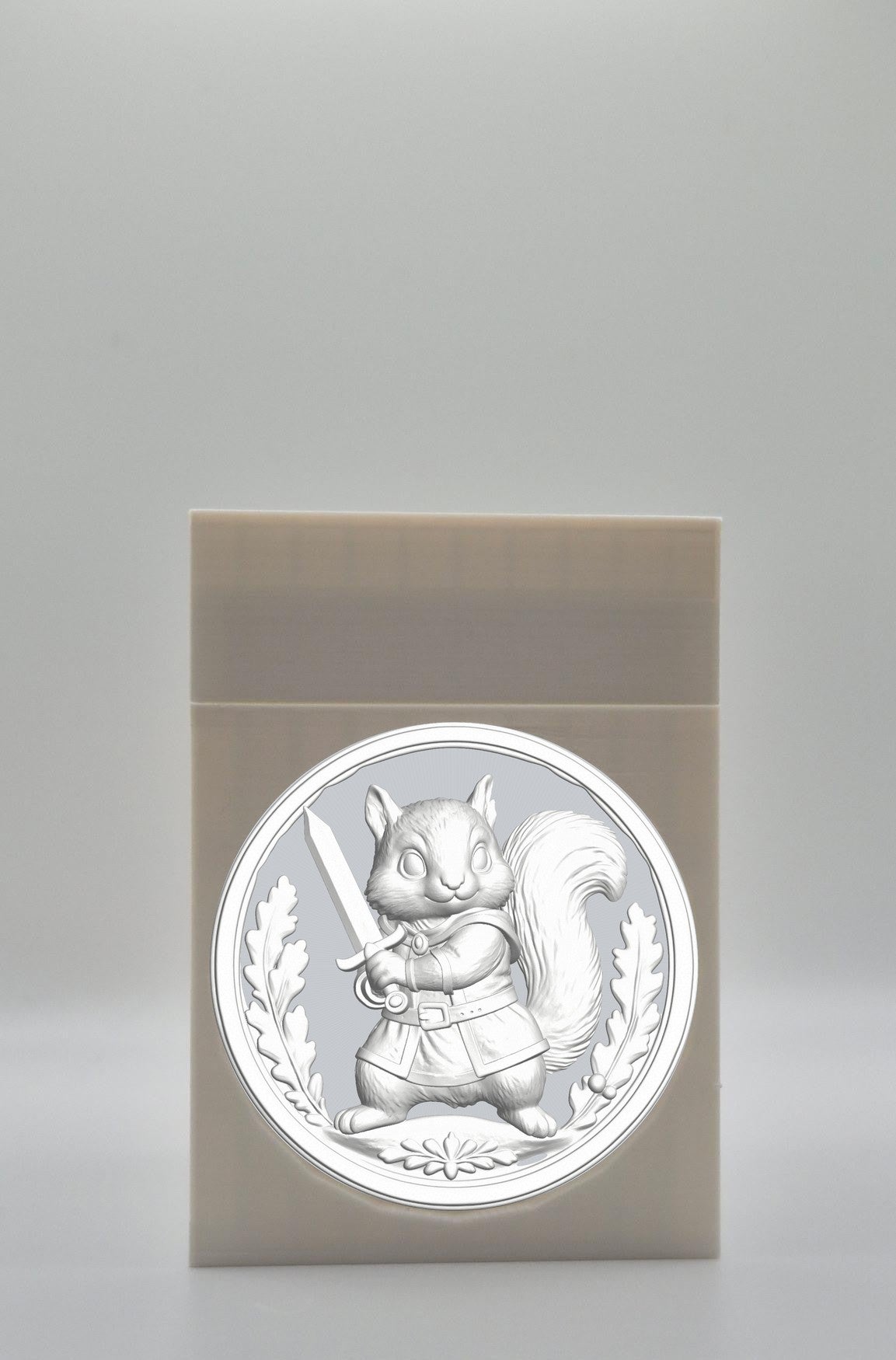 Squirrel Card Box — White