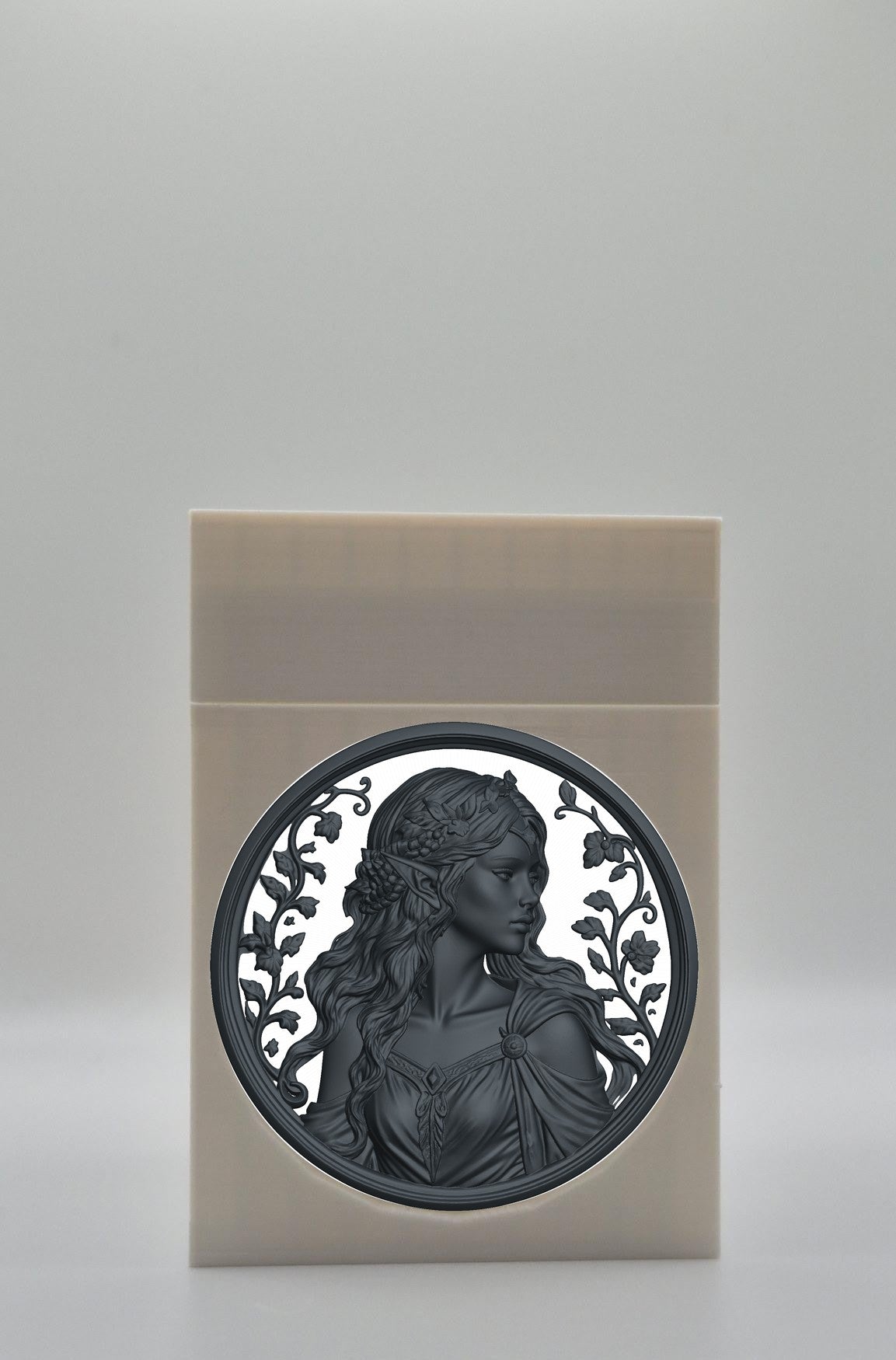 Elf Maiden Card Box — White