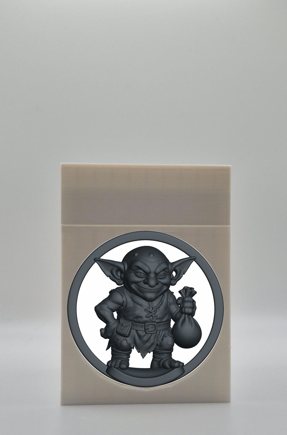 Greedy Goblin Card Box — White