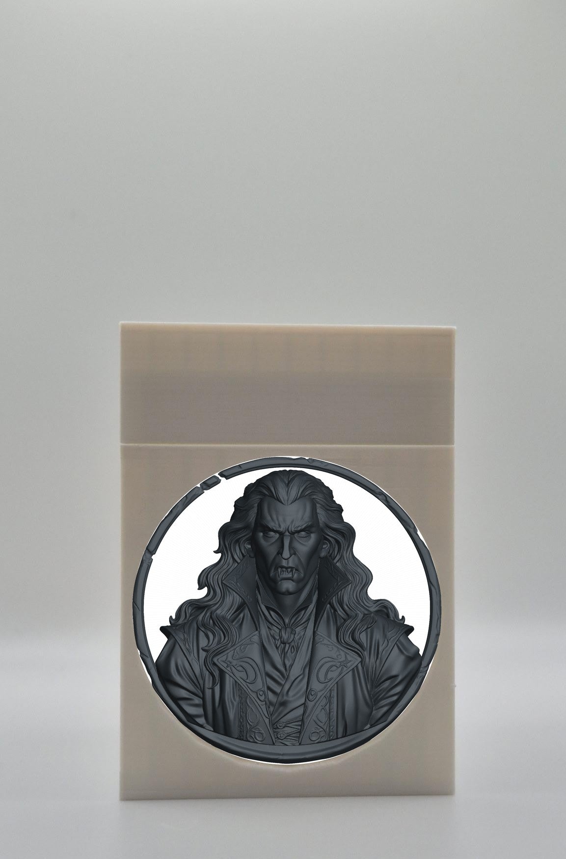 Gothic Vampire Card Box — White