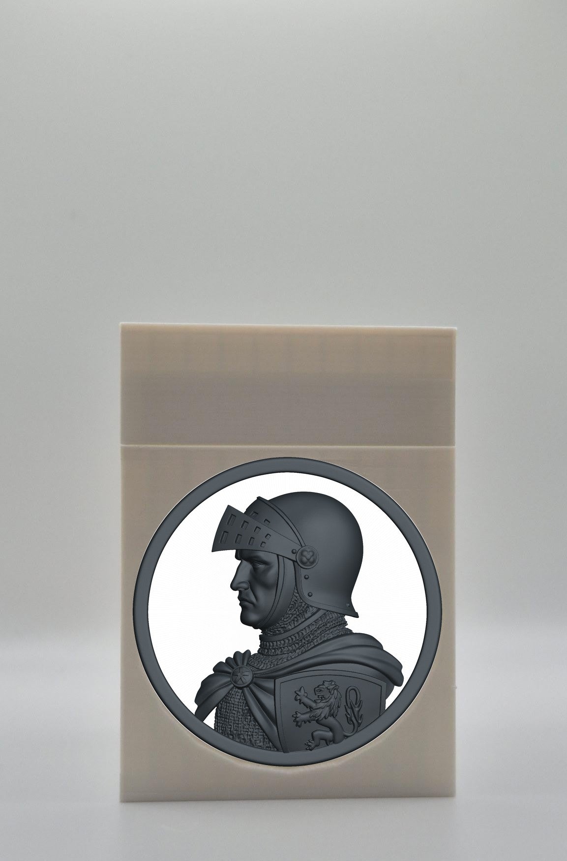 Knight Card Box — White