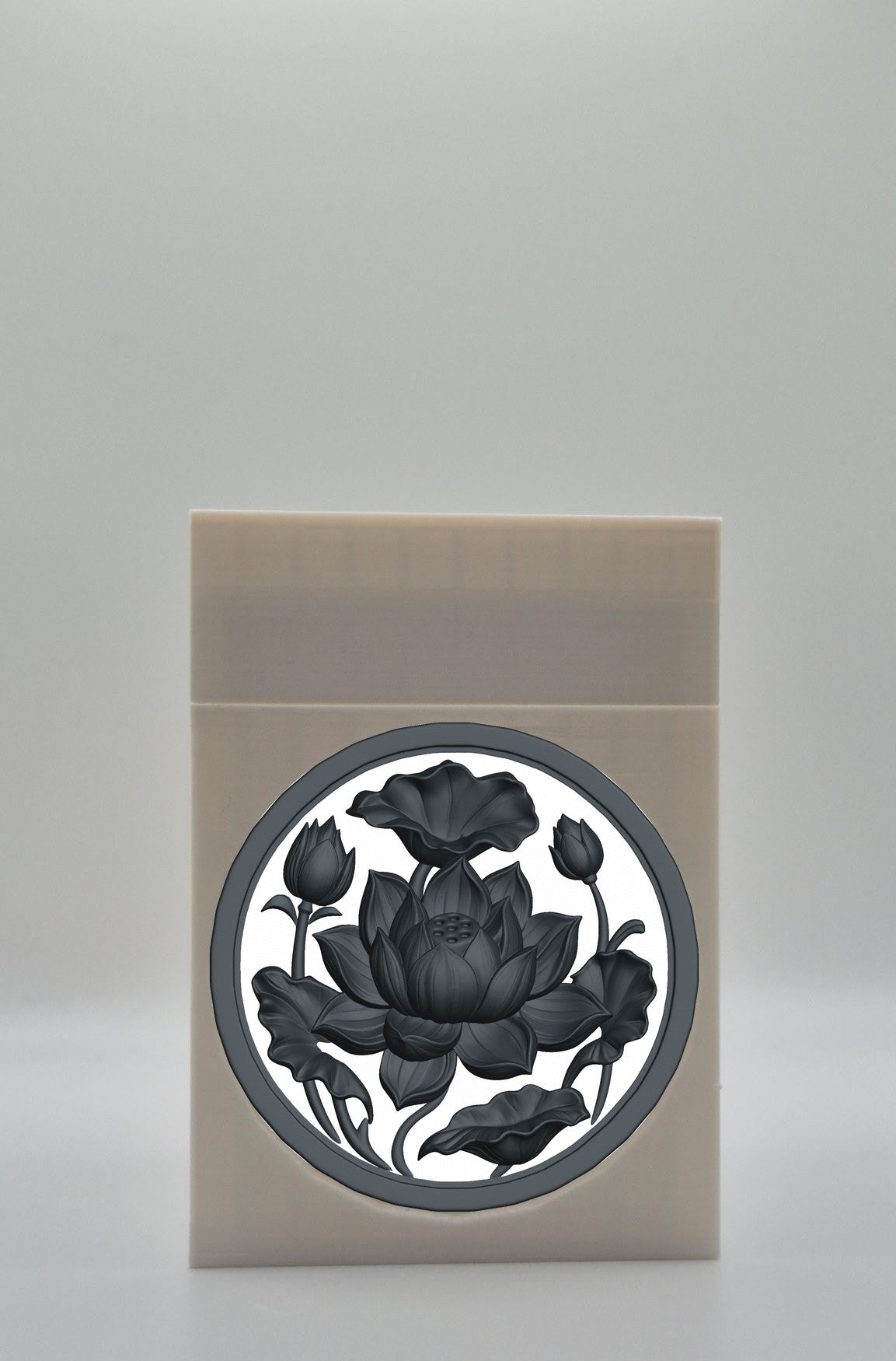 Lotus Card Box — White