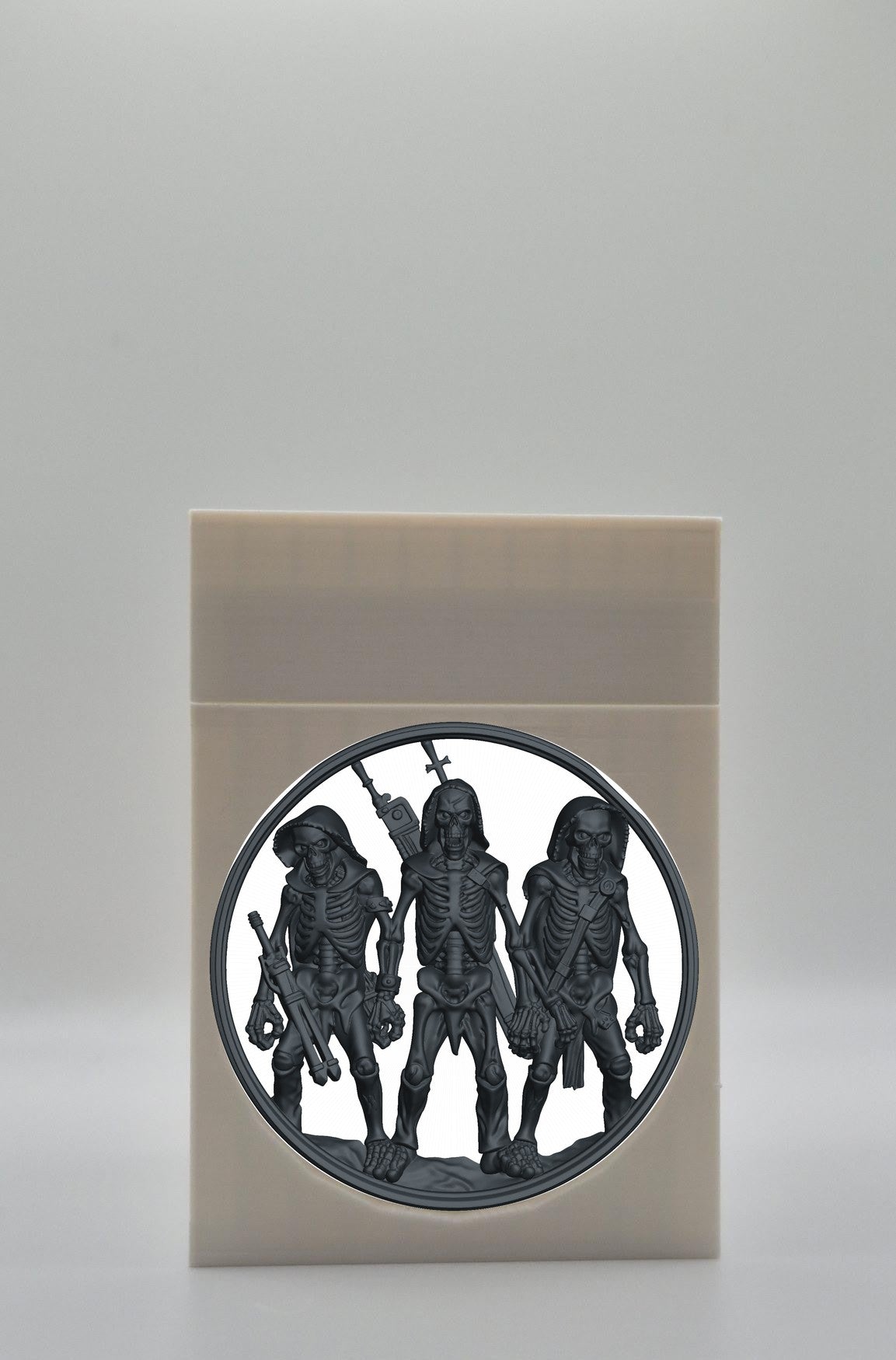Skeleton Army Card Box — White