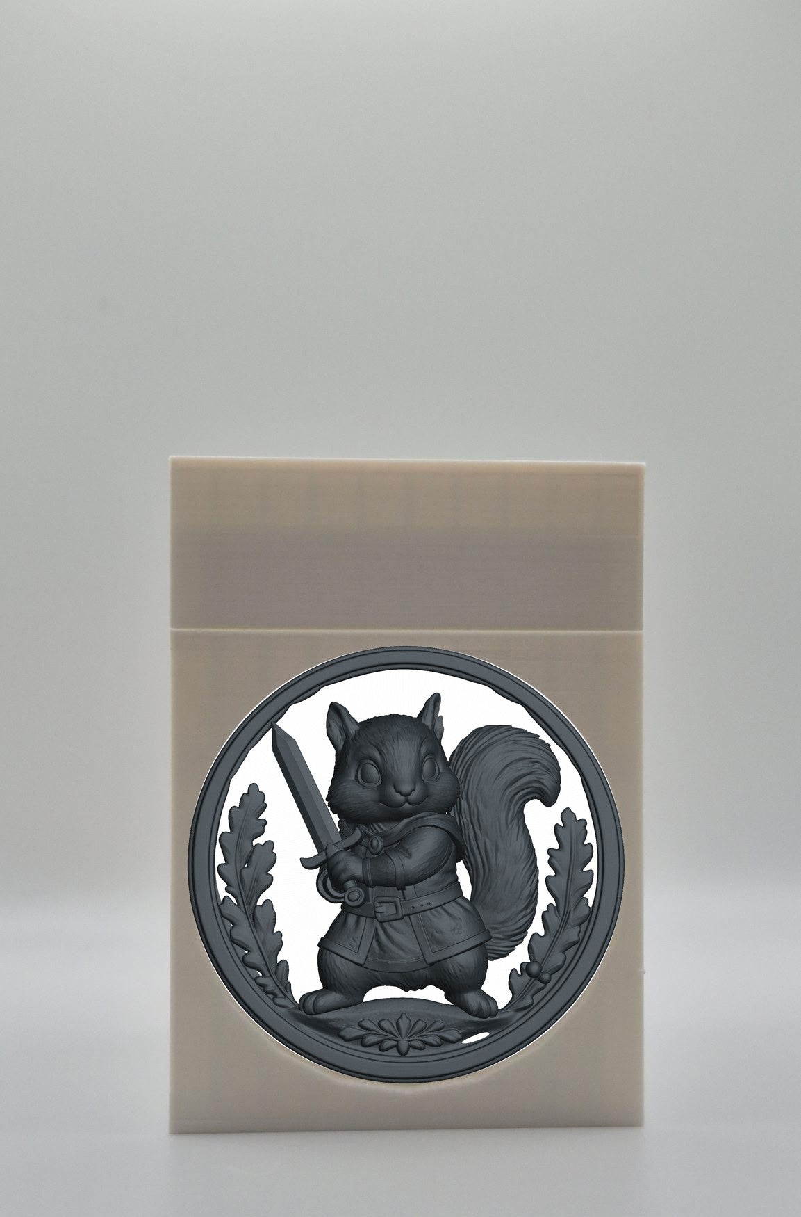 Squirrel Card Box — White