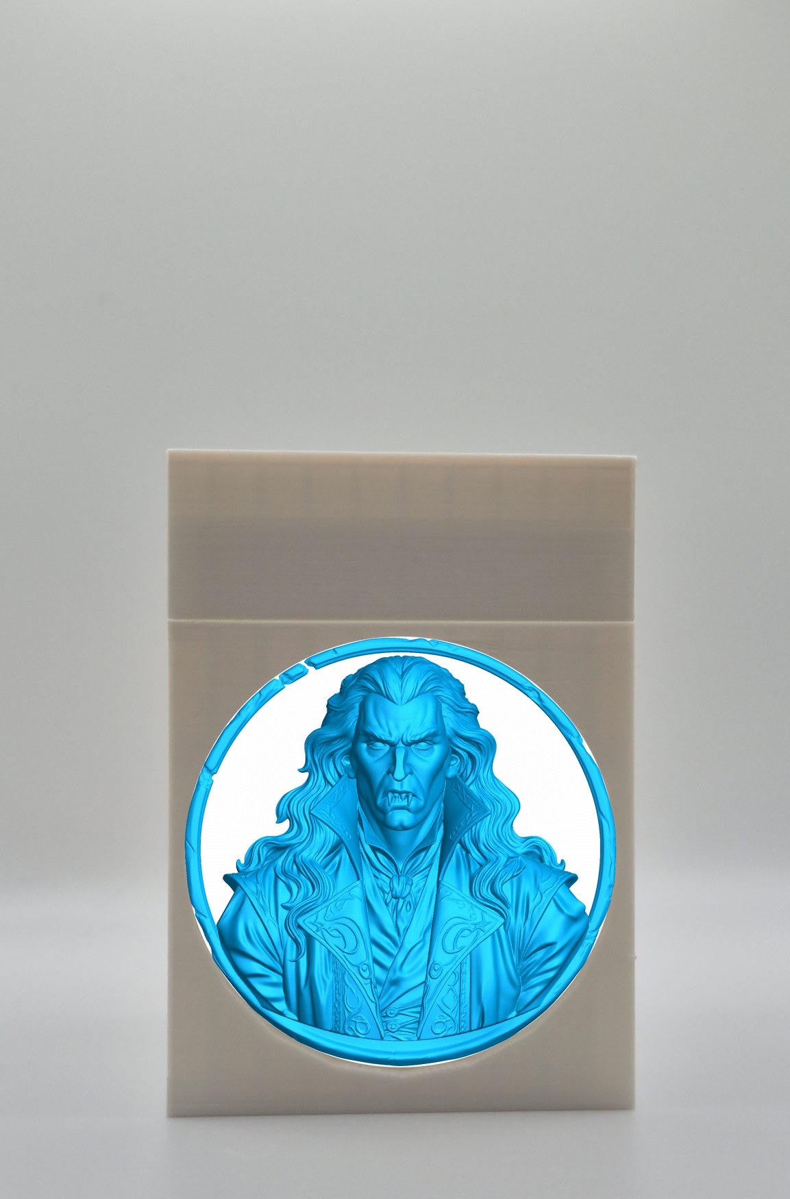 Gothic Vampire Card Box — White