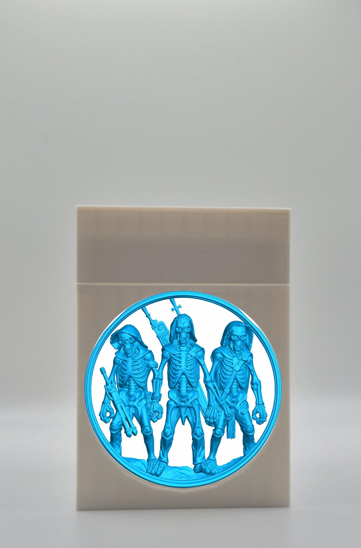 Skeleton Army Card Box — White